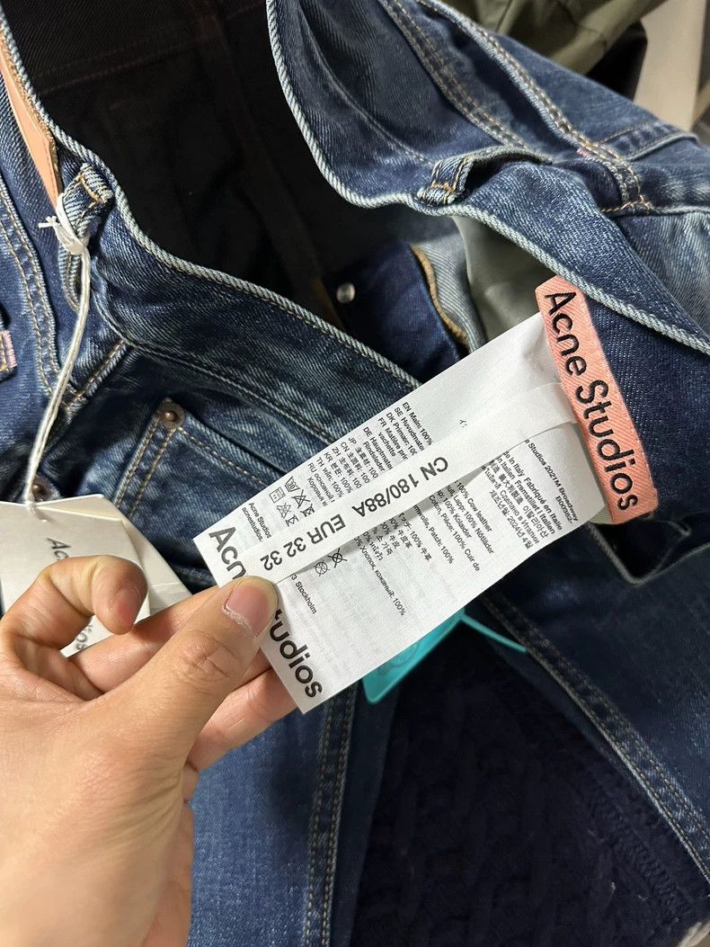 Acne Studios Blue Denim Jeans Size 32/32 dmc