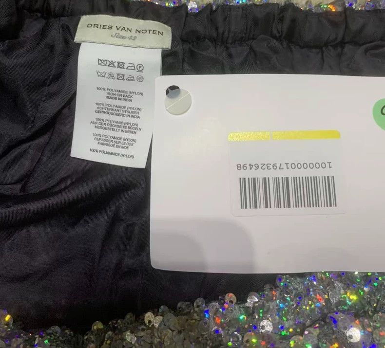 Dries Van Noten Dries Van Noten Iridescent Sequin Wide-Leg Pants - dmc Size US 31 - 4 Thumbnail