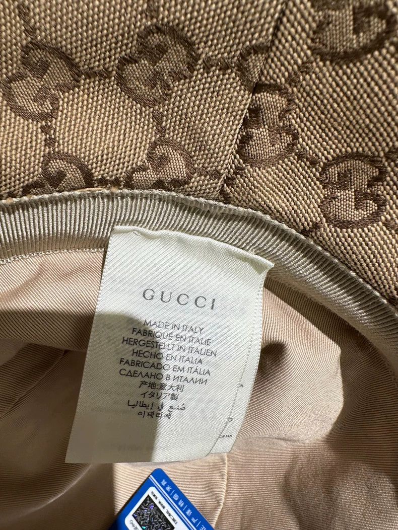 Gucci Gucci Bucket Hat with GG Pattern - dmc Size ONE SIZE - 4 Thumbnail
