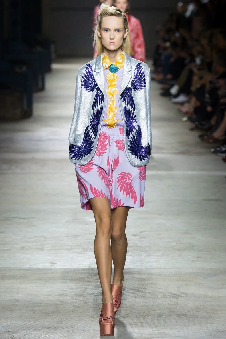 Dries Van Noten Dries Van Noten Sequined Wing Blazer Jacket - dmc Size US L / EU 52-54 / 3 - 2 Thumbnail