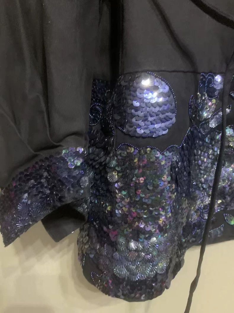 Dries Van Noten Dries Van Noten Dragon Pattern Sequin Shirt - dmc Size US M / EU 48-50 / 2 - 2 Thumbnail