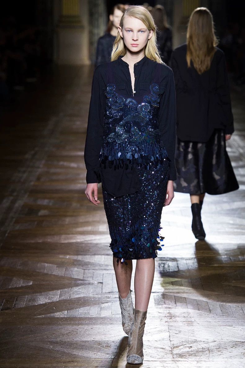 Dries Van Noten Dries Van Noten Dragon Pattern Sequin Shirt - dmc Size US M / EU 48-50 / 2 - 8 Thumbnail