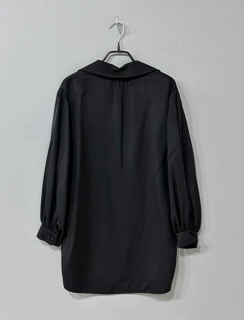 Gucci Black Silk Dress with Ruffled Collar - dmc Size US S / EU 44-46 / 1 - 3 Thumbnail