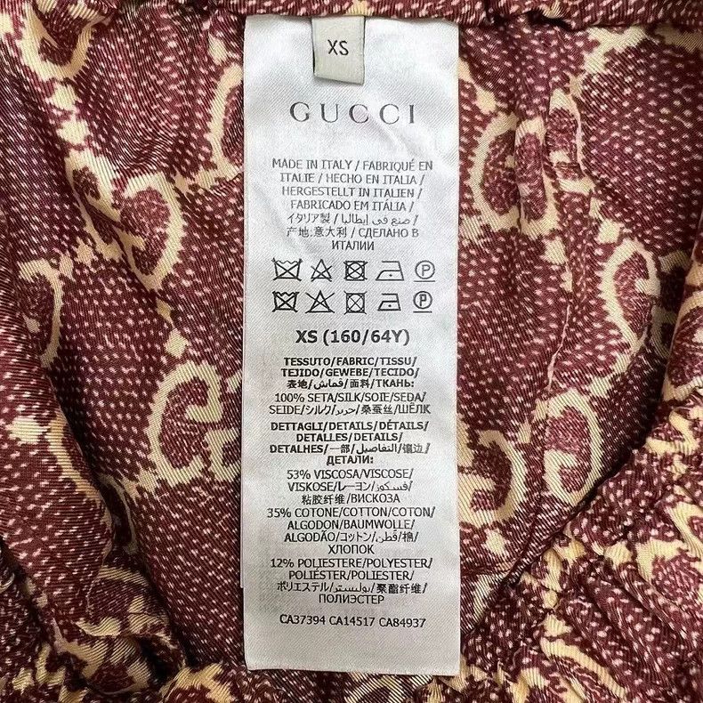Gucci Gucci Red Printed Sports Pants in Silk - dmc Size US 26 / EU 42 - 6 Thumbnail