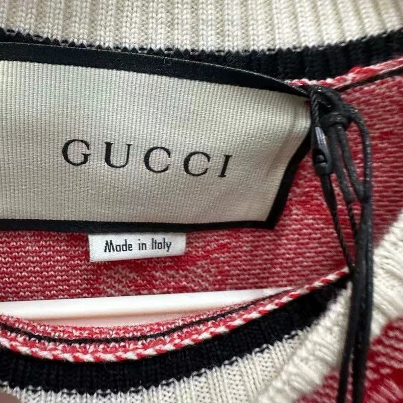 Gucci Gucci Pink GG Short Sleeve Knit Top - dmc Size US S / EU 44-46 / 1 - 2 Thumbnail