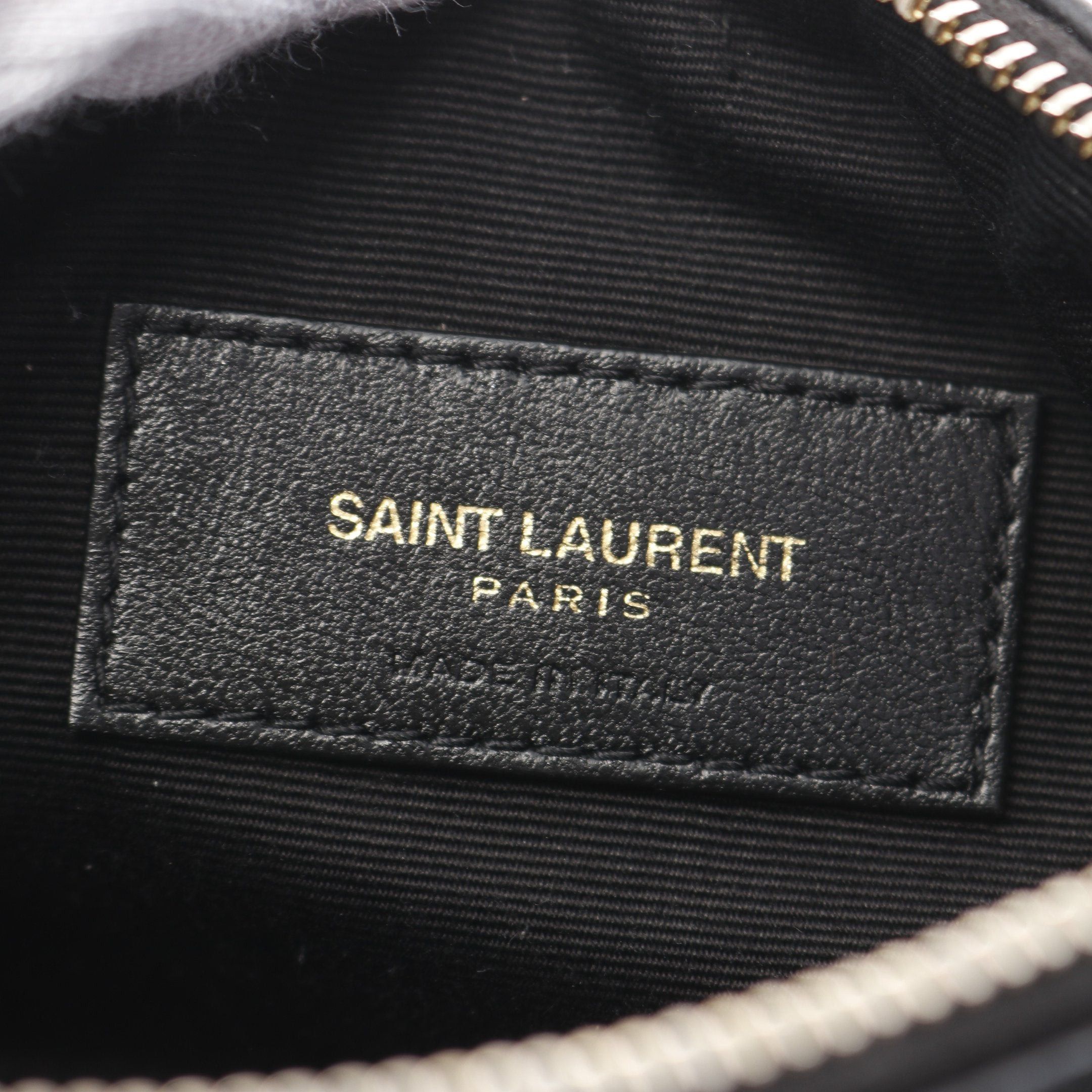 Yves Saint Laurent Yves Saint Laurent Chain Shoulder Bag Leather Black Size ONE SIZE - 4 Thumbnail