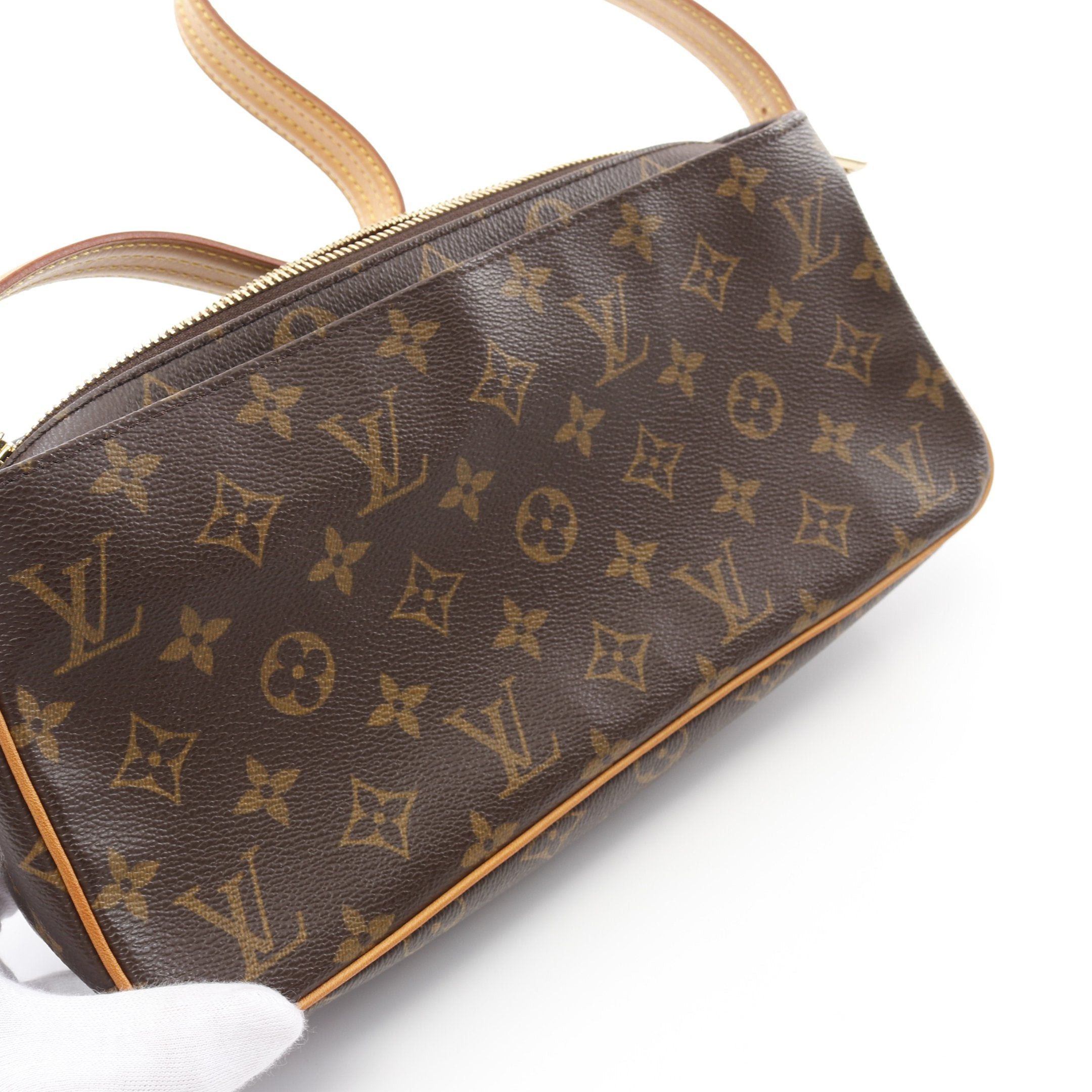 Louis Vuitton Louis Vuitton Vivacite Mm Monogram Shoulder Bag Leather Brown Size ONE SIZE - 8 Thumbnail