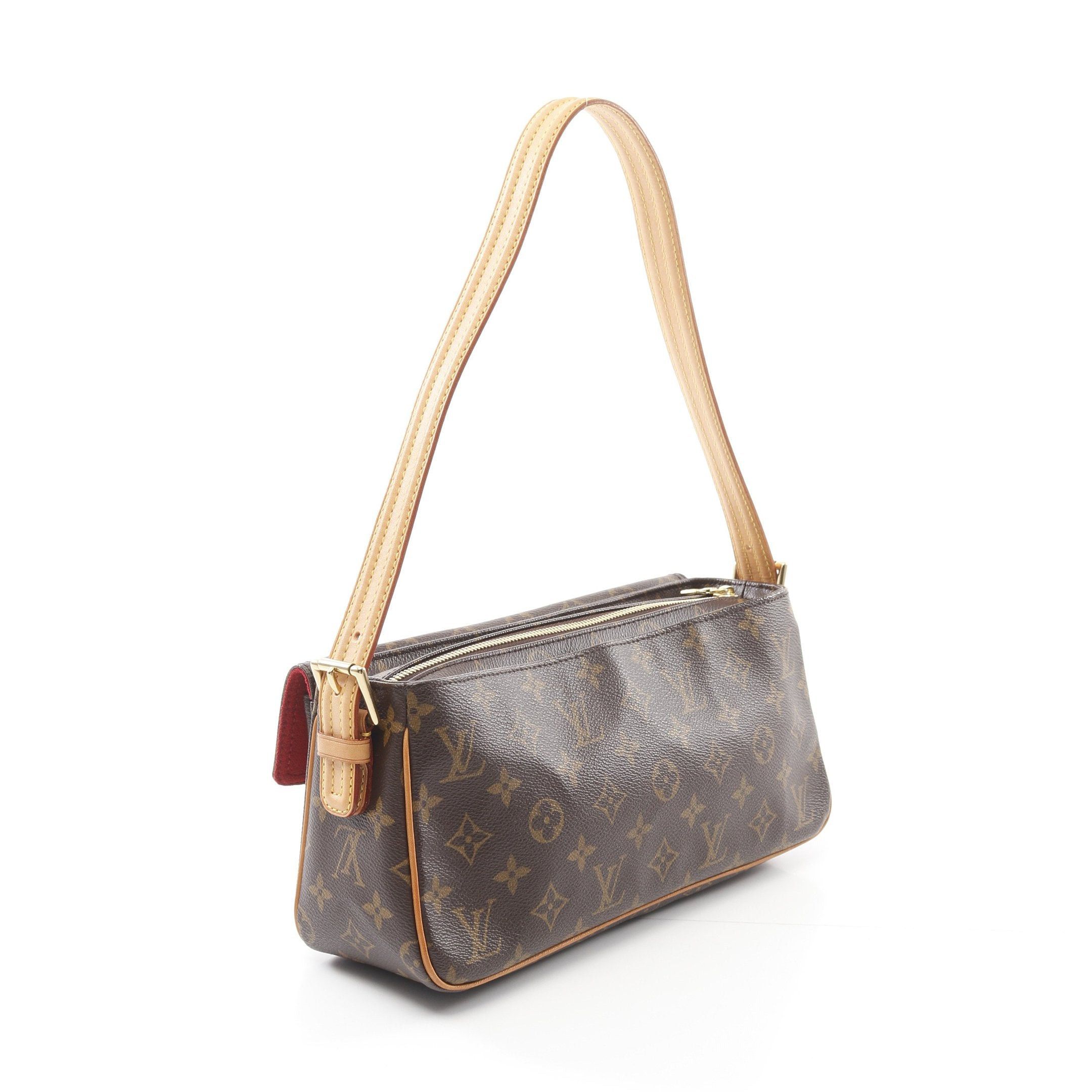 Louis Vuitton Louis Vuitton Vivacite Mm Monogram Shoulder Bag Leather Brown Size ONE SIZE - 2 Thumbnail