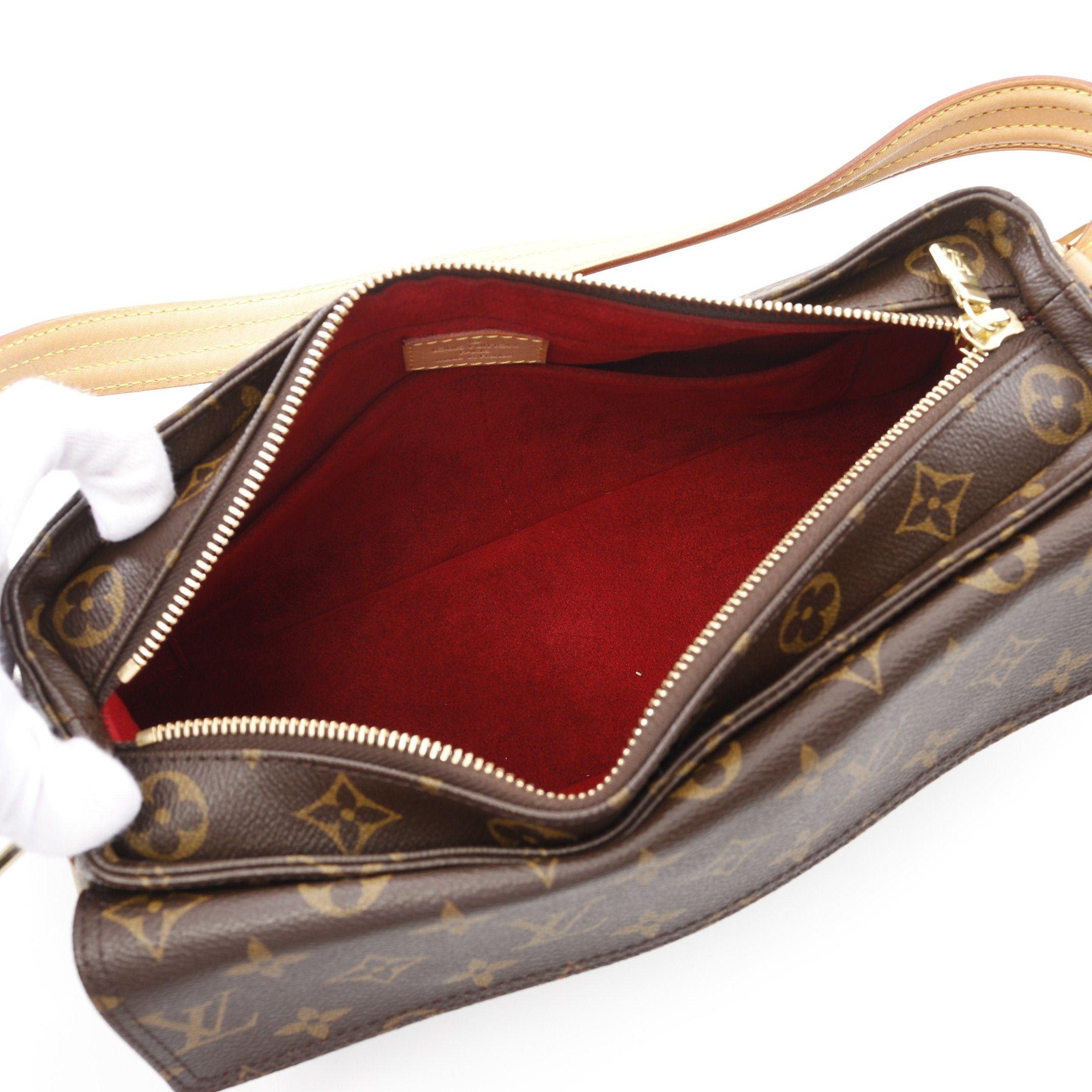 Louis Vuitton Louis Vuitton Vivacite Mm Monogram Shoulder Bag Leather Brown Size ONE SIZE - 3 Thumbnail