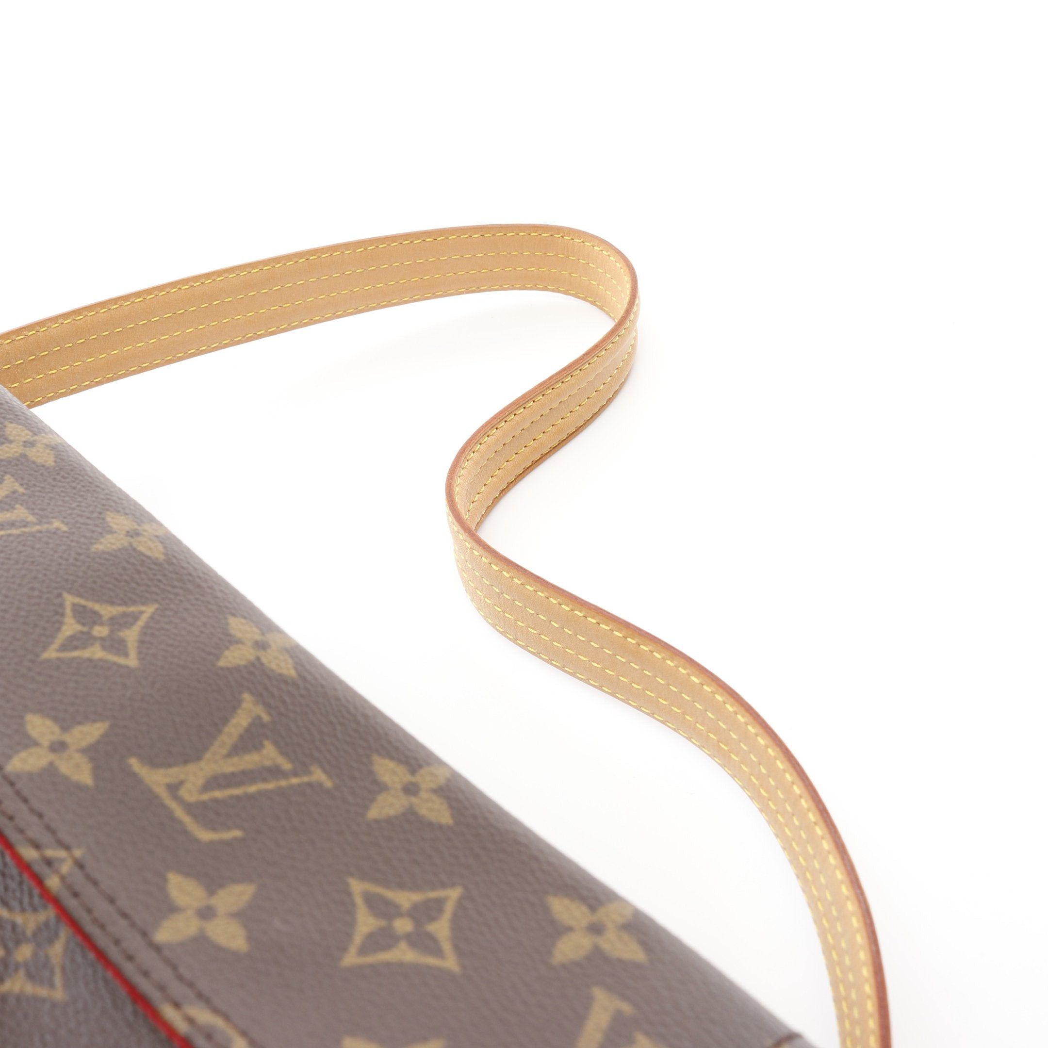 Louis Vuitton Louis Vuitton Vivacite Mm Monogram Shoulder Bag Leather Brown Size ONE SIZE - 9 Thumbnail