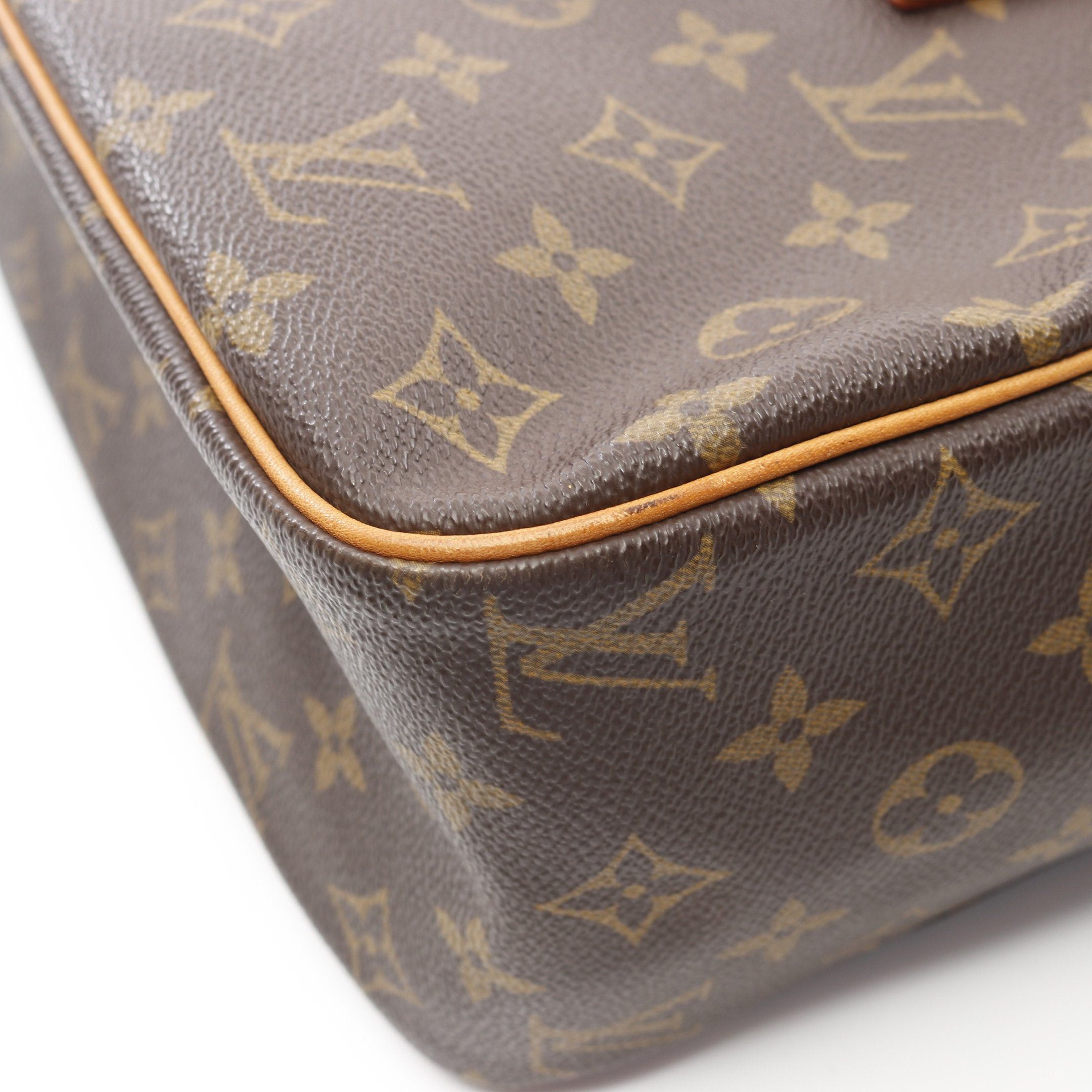 Louis Vuitton Louis Vuitton Cite Gm Monogram Shoulder Bag Leather Brown Size ONE SIZE - 9 Thumbnail
