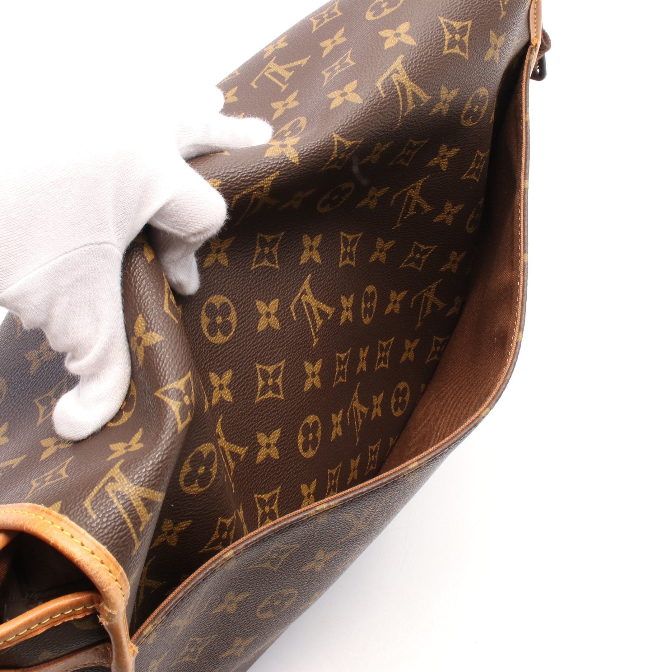 Louis Vuitton Louis Vuitton Gibeciere Gm Monogram Shoulder Bag Leather Brown Size ONE SIZE - 6 Thumbnail