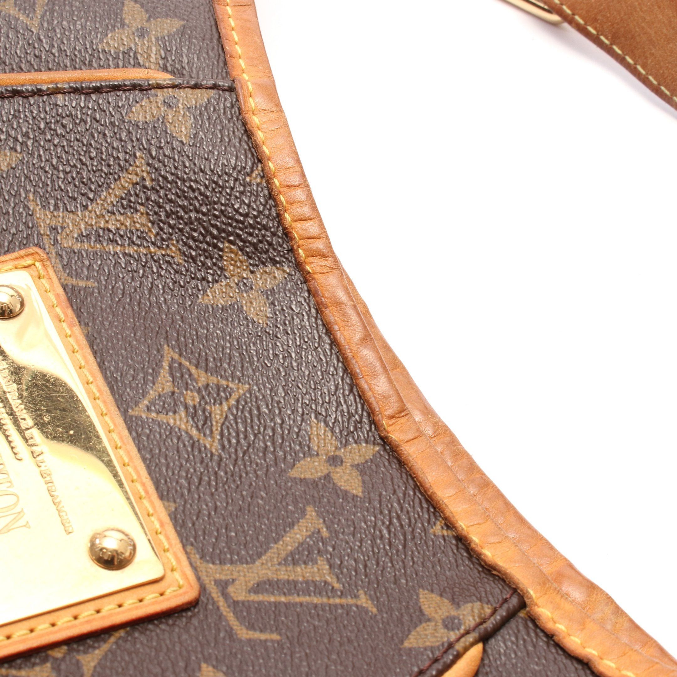 Louis Vuitton Louis Vuitton Galliera Pm Monogram One Shoulder Bag Leather Brown Size ONE SIZE - 9 Thumbnail