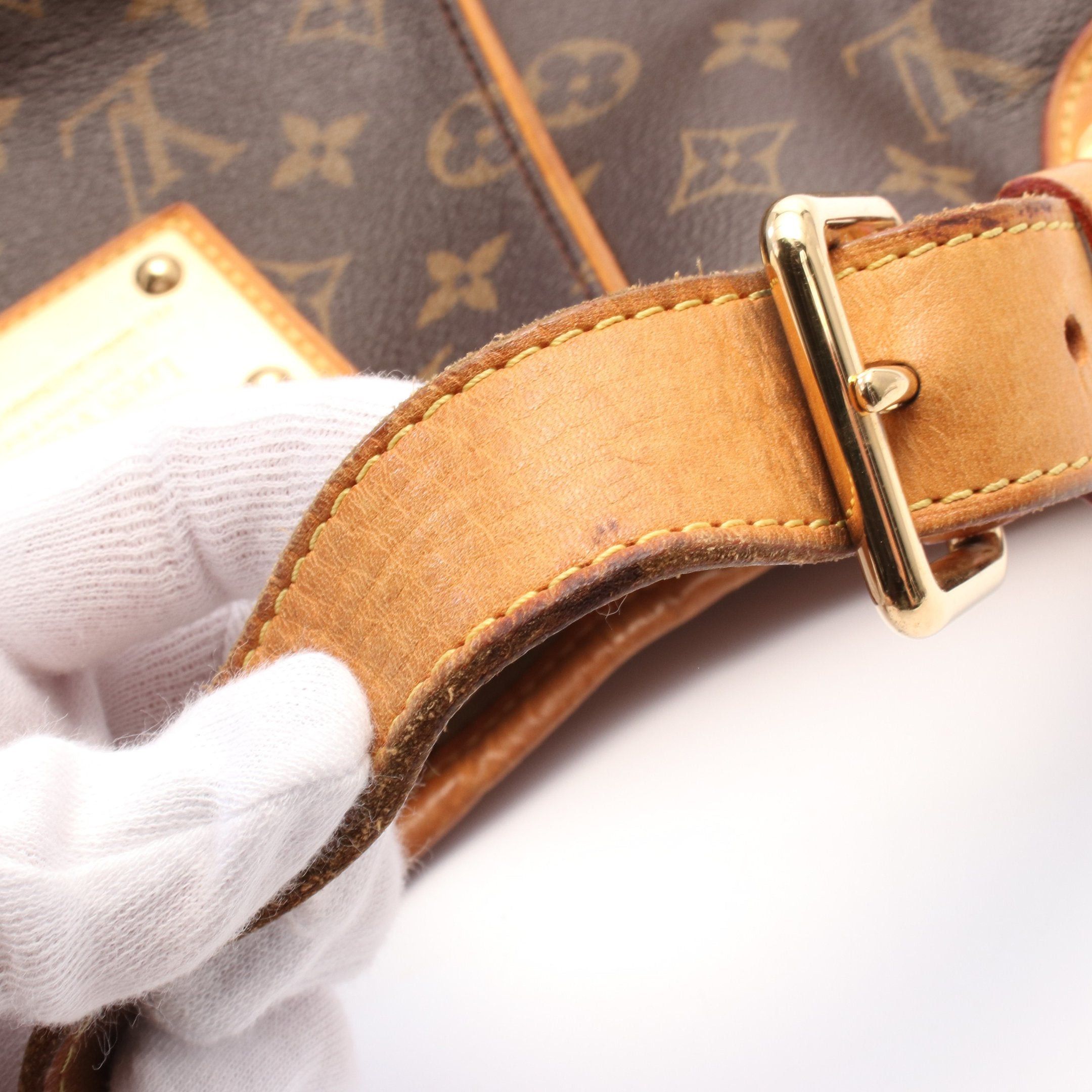 Louis Vuitton Louis Vuitton Galliera Pm Monogram One Shoulder Bag Leather Brown Size ONE SIZE - 10 Thumbnail