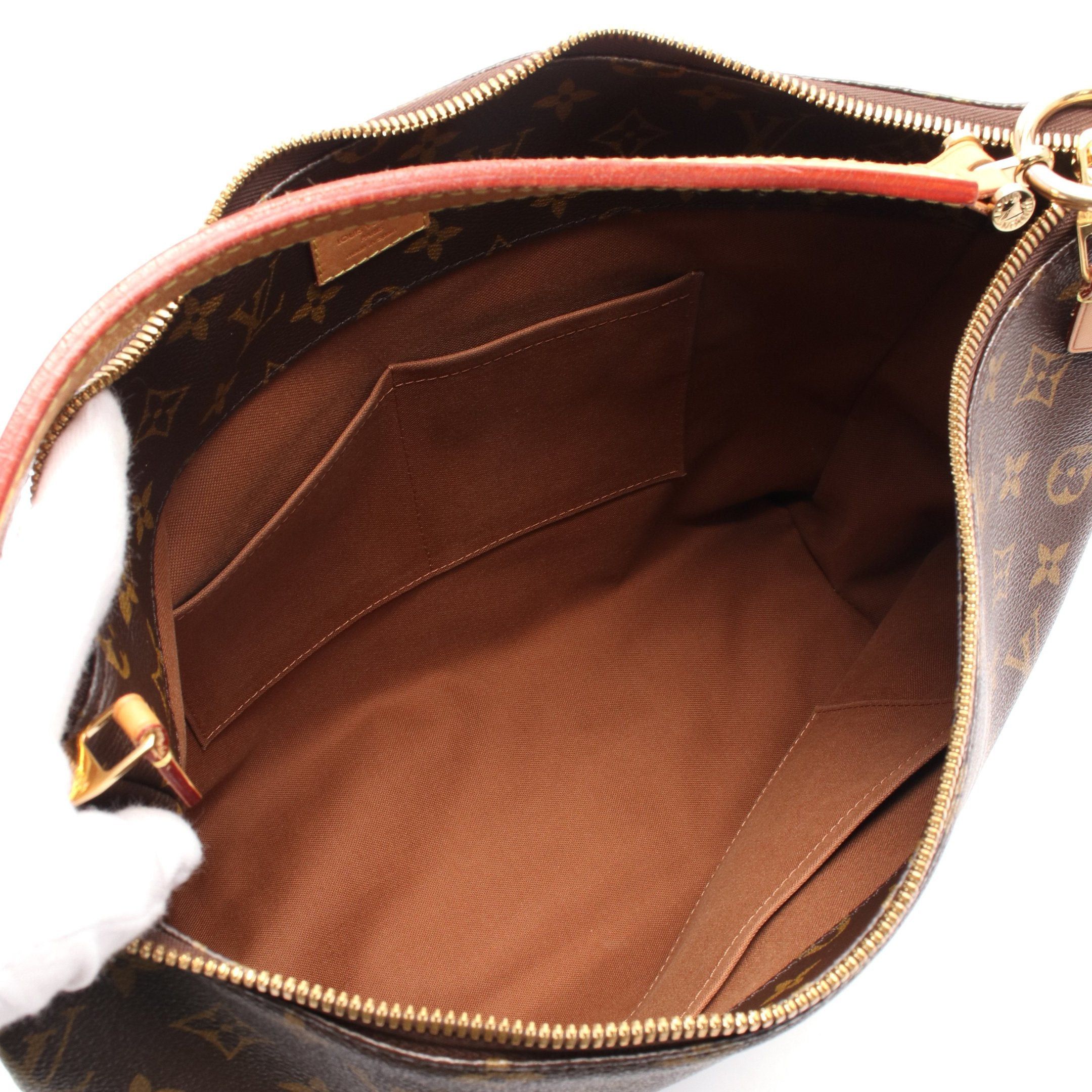 Louis Vuitton Louis Vuitton Shuri Mm Monogram One Shoulder Bag Leather Brown Size ONE SIZE - 3 Thumbnail