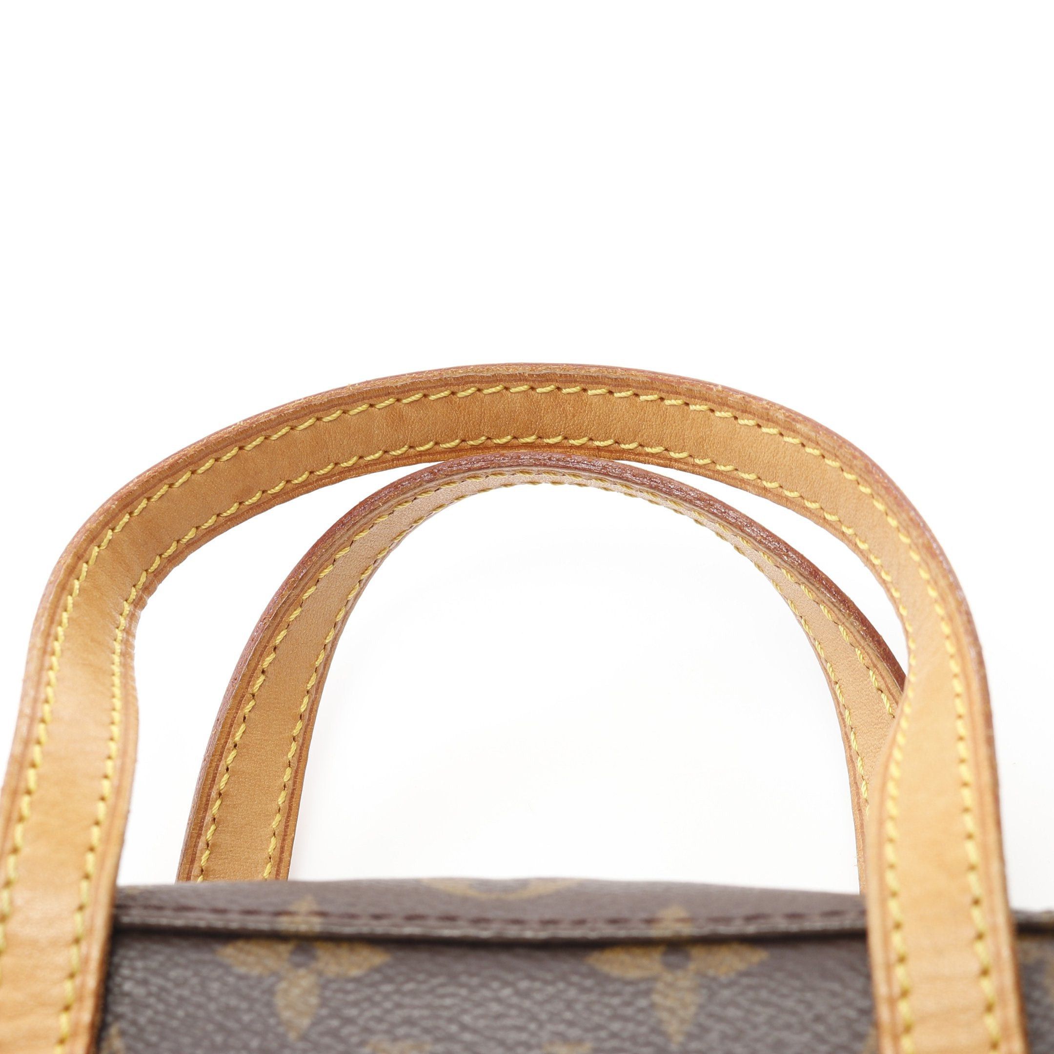 Louis Vuitton Louis Vuitton Spontini Monogram Handbag Leather Brown Size ONE SIZE - 8 Thumbnail
