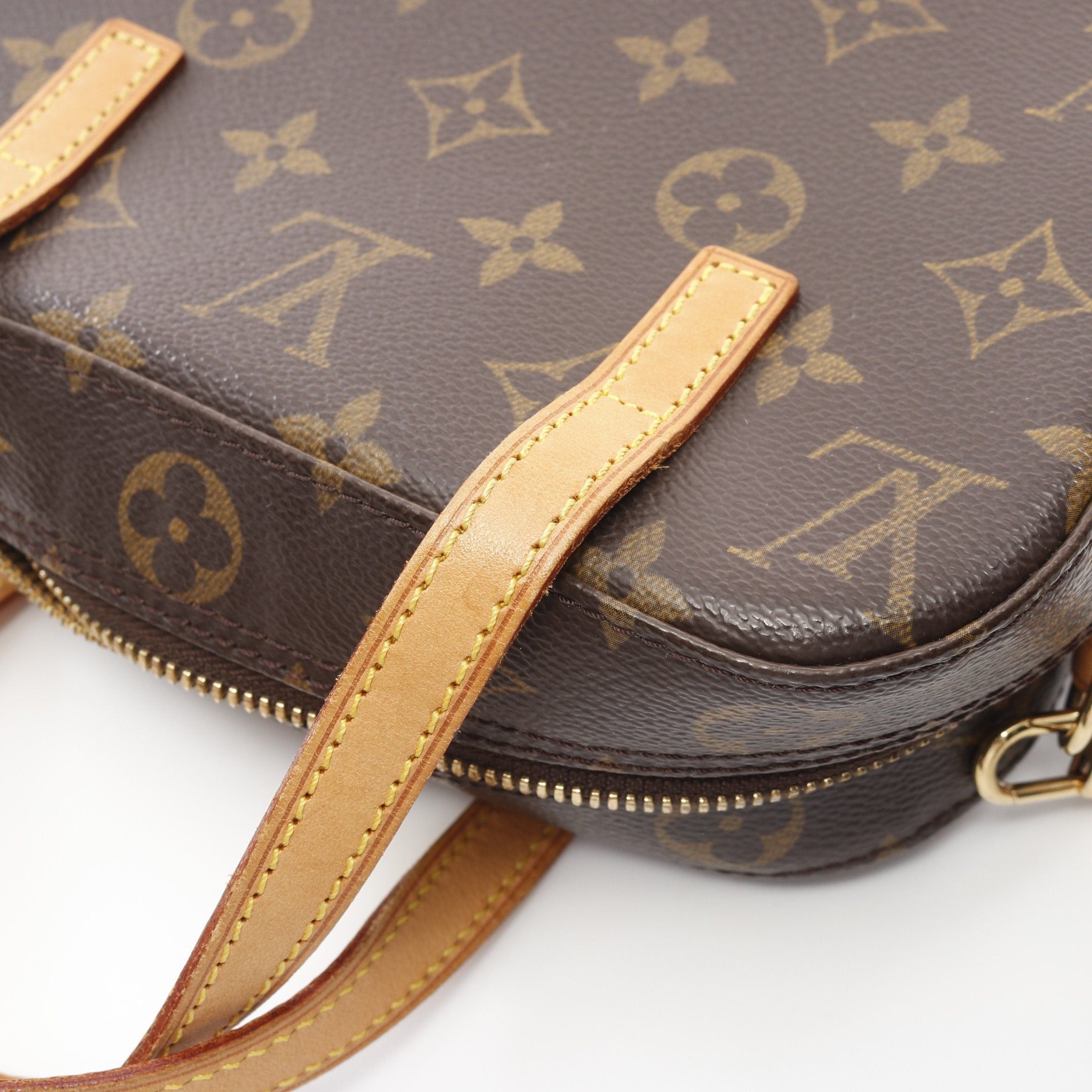 Louis Vuitton Louis Vuitton Spontini Monogram Handbag Leather Brown Size ONE SIZE - 10 Thumbnail