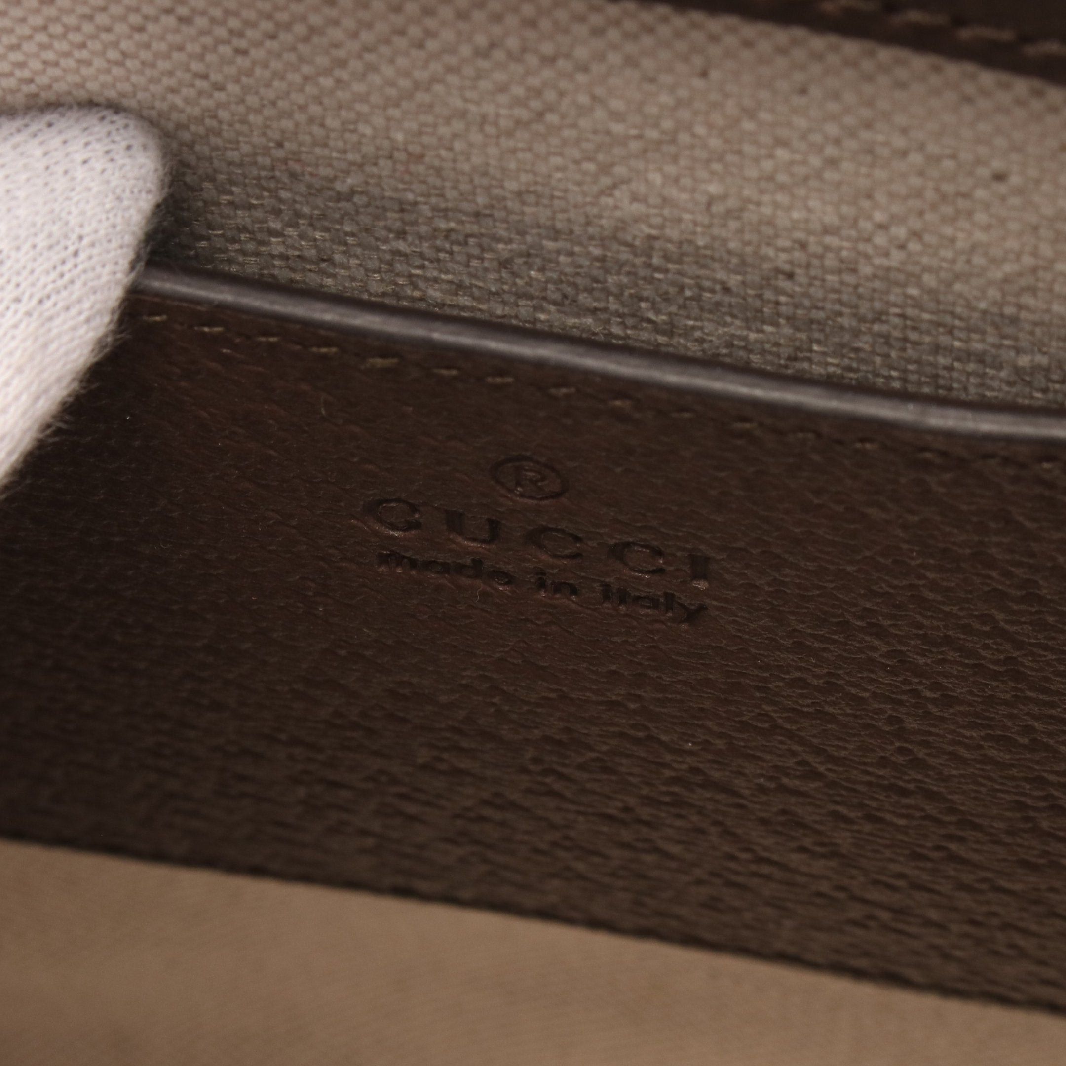 Gucci Gucci Jumbo Gg Handbag Tote Bag Canvas Leather Beige Brown Size ONE SIZE - 4 Thumbnail