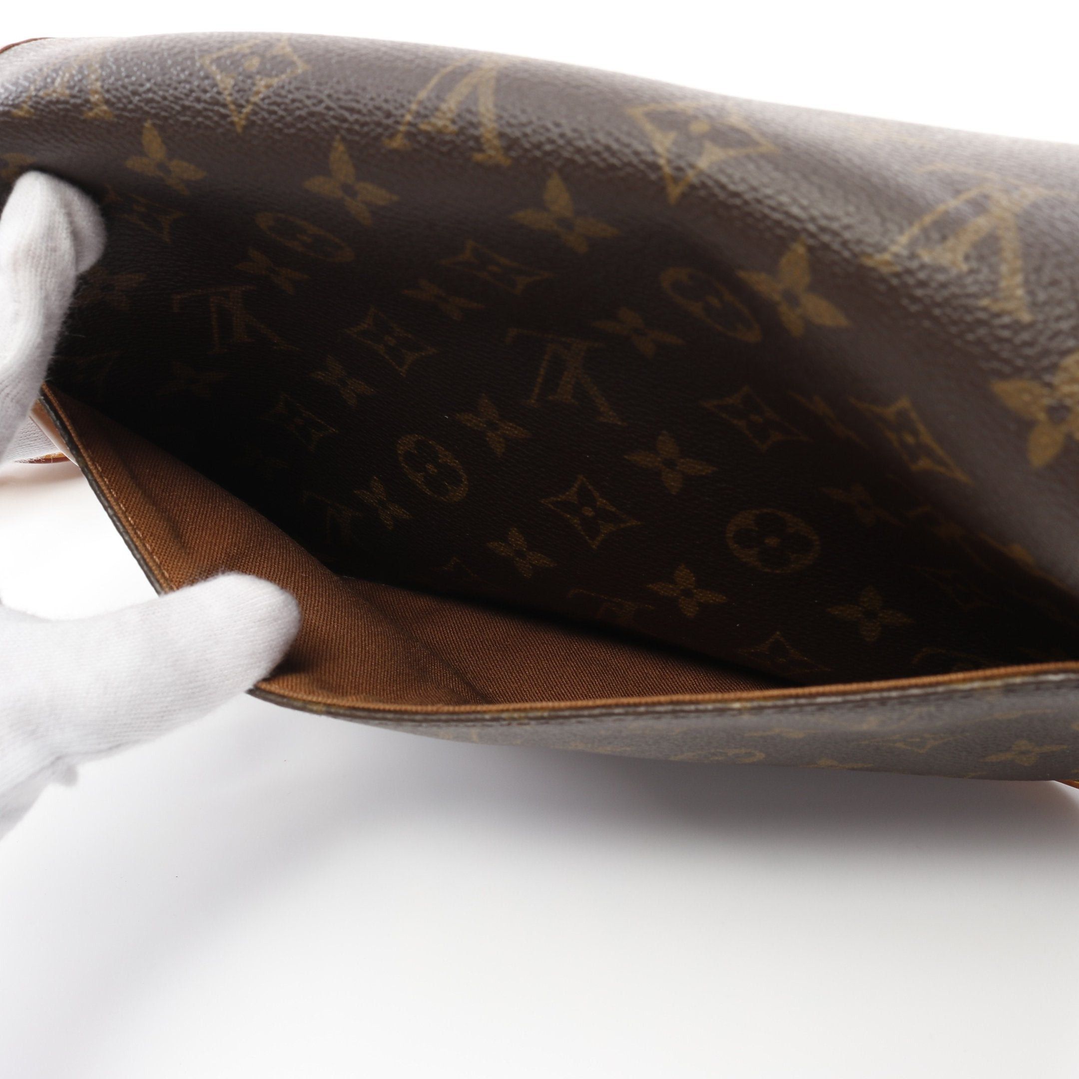 Louis Vuitton Louis Vuitton Sologne Monogram Shoulder Bag Leather Brown Size ONE SIZE - 11 Thumbnail