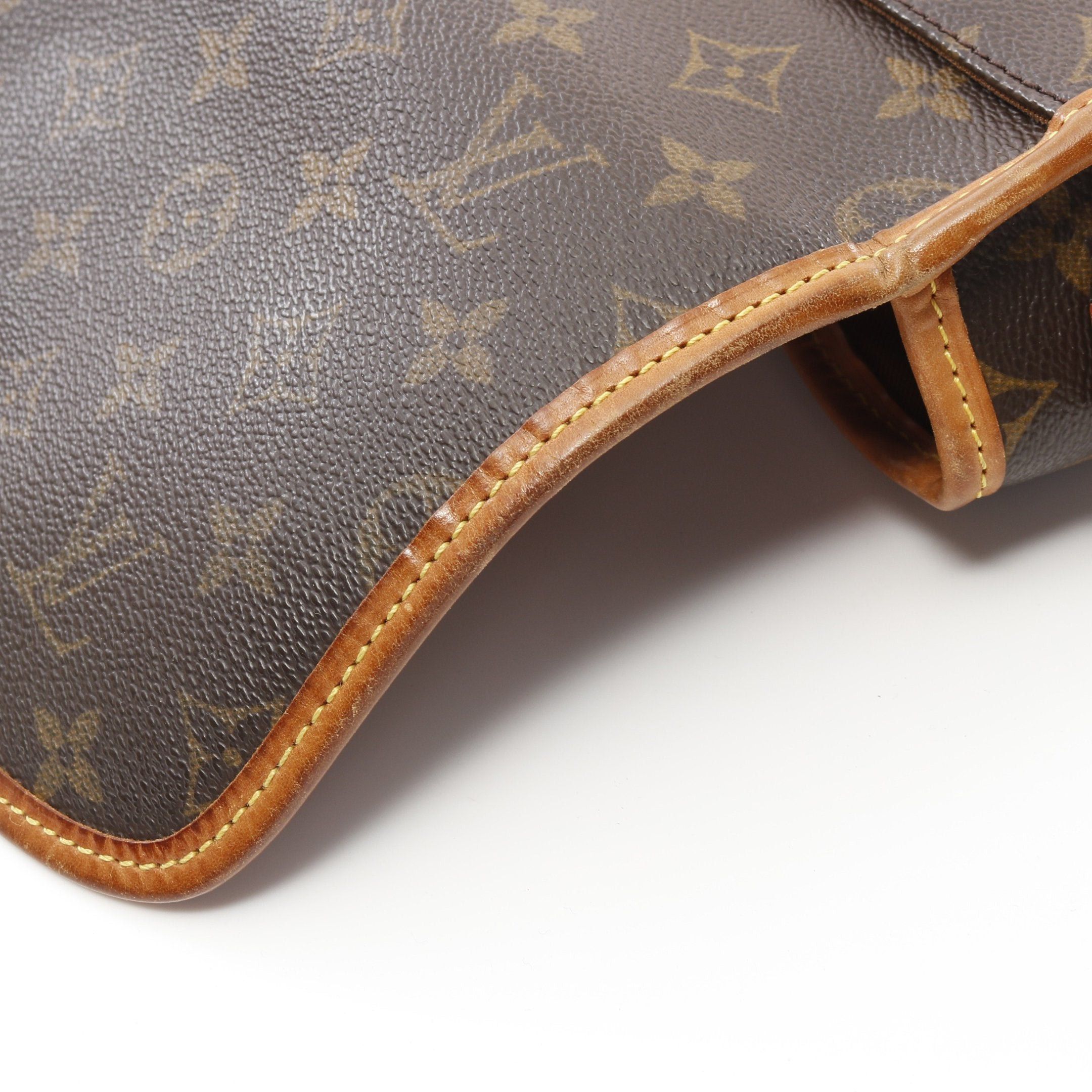 Louis Vuitton Louis Vuitton Sologne Monogram Shoulder Bag Leather Brown Size ONE SIZE - 6 Thumbnail