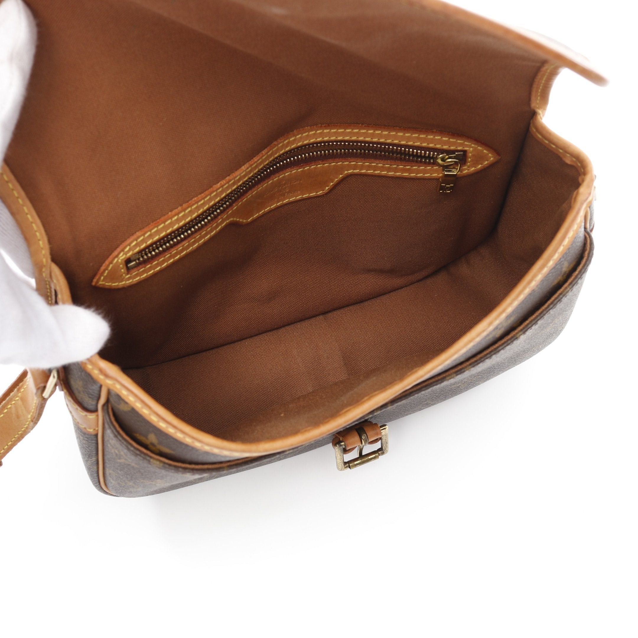 Louis Vuitton Louis Vuitton Sologne Monogram Shoulder Bag Leather Brown Size ONE SIZE - 3 Thumbnail
