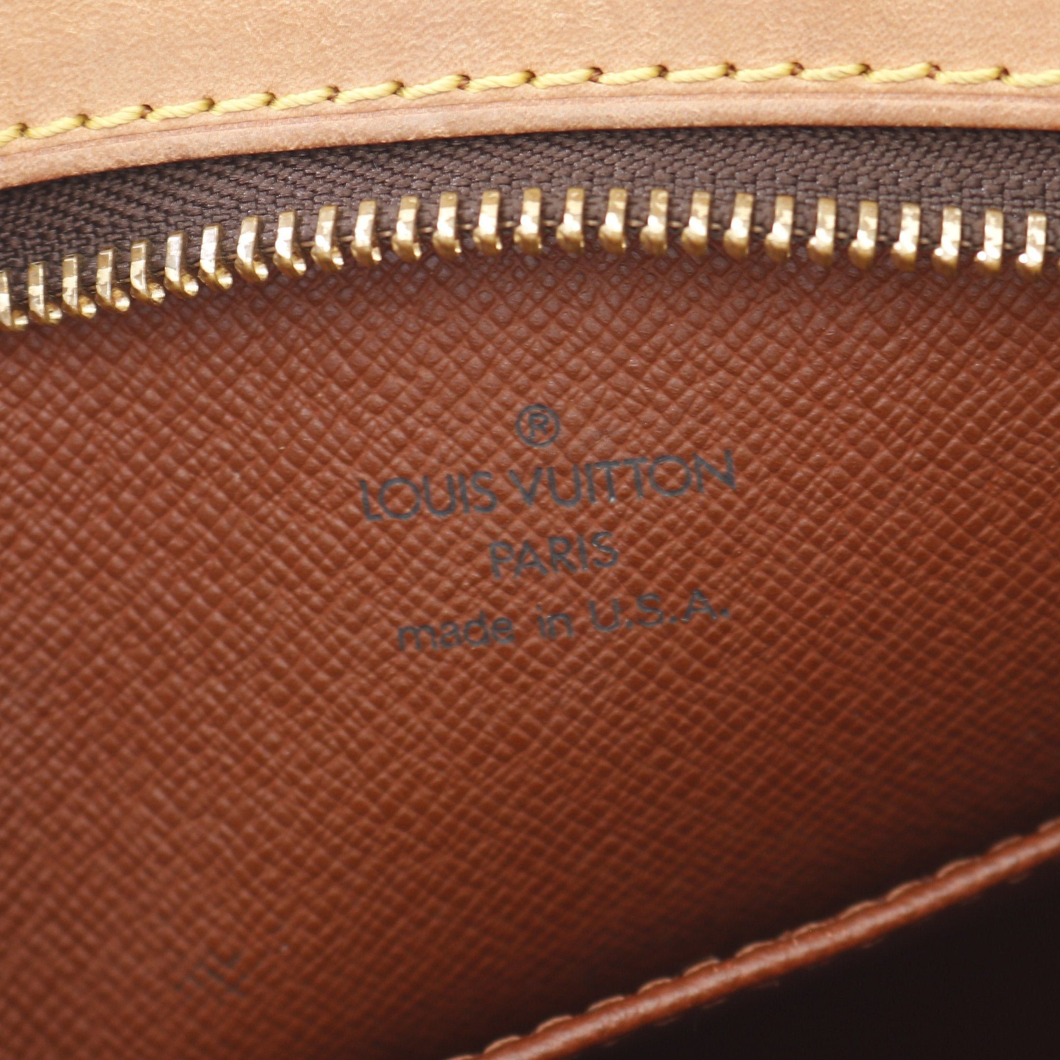 Louis Vuitton Louis Vuitton Druot Monogram Shoulder Bag Leather Brown Size ONE SIZE - 4 Thumbnail