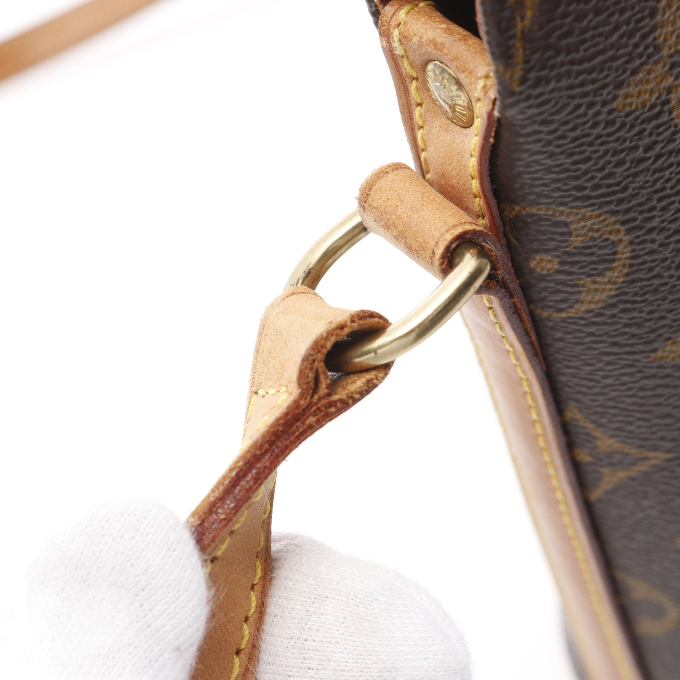 Louis Vuitton Louis Vuitton Druot Monogram Shoulder Bag Leather Brown Size ONE SIZE - 8 Thumbnail