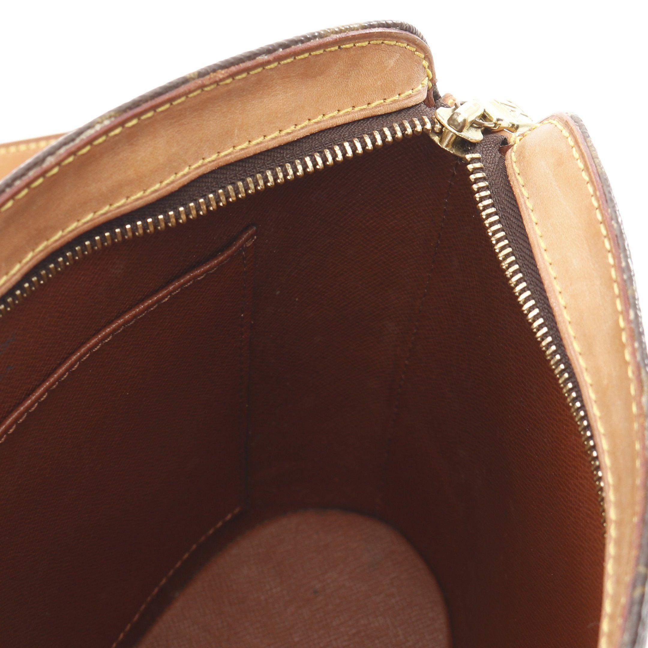 Louis Vuitton Louis Vuitton Druot Monogram Shoulder Bag Leather Brown Size ONE SIZE - 6 Thumbnail