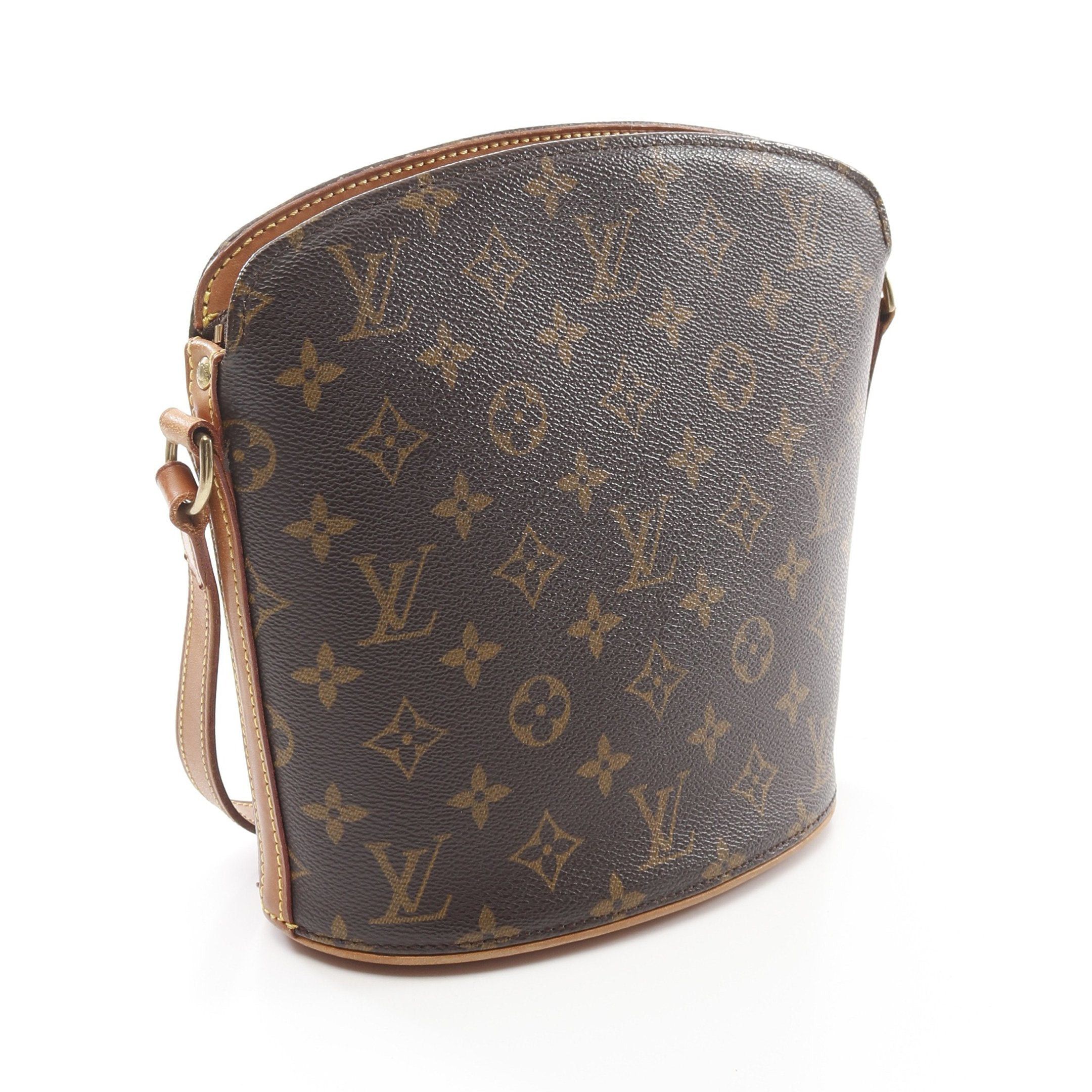 Louis Vuitton Louis Vuitton Druot Monogram Shoulder Bag Leather Brown Size ONE SIZE - 2 Thumbnail