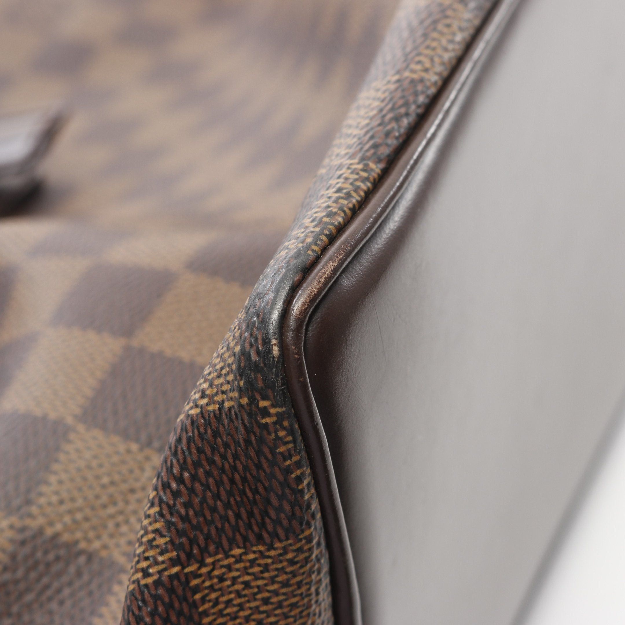 Louis Vuitton Louis Vuitton Chelsea Damier Ebene Shoulder Bag Tote Leather Brown Size ONE SIZE - 8 Thumbnail