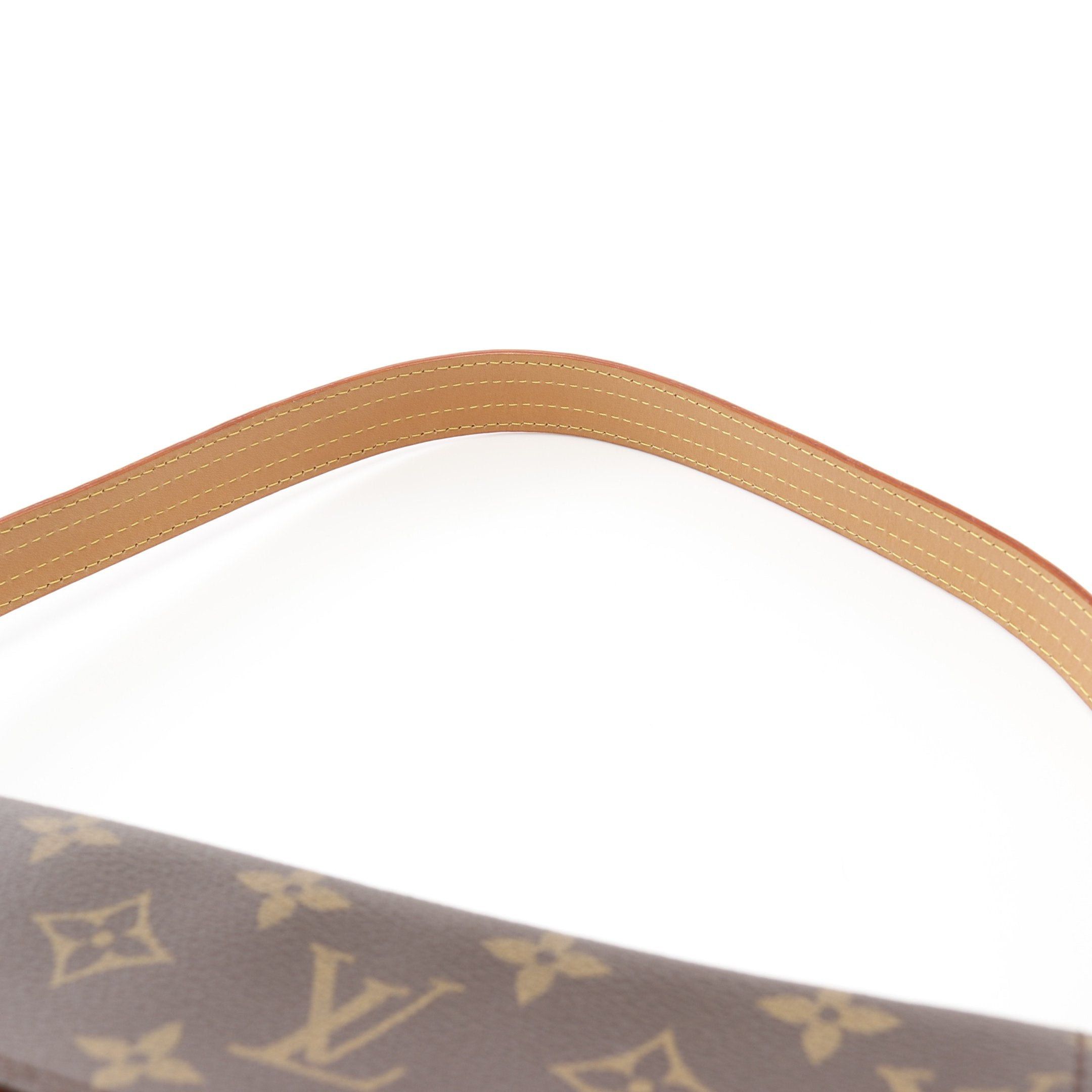 Louis Vuitton Louis Vuitton Vivacite Mm Monogram Shoulder Bag Leather Brown Size ONE SIZE - 6 Thumbnail