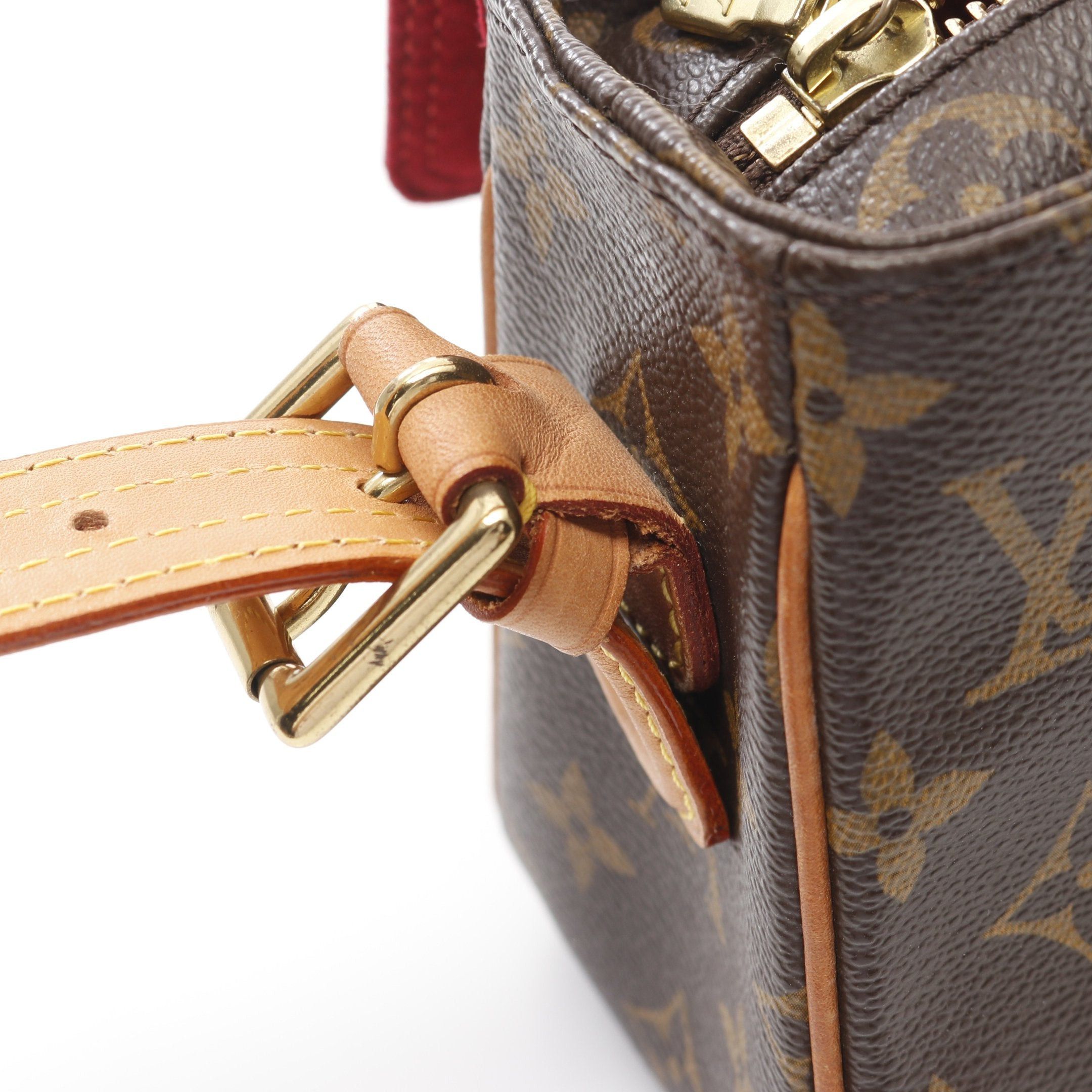 Louis Vuitton Louis Vuitton Vivacite Mm Monogram Shoulder Bag Leather Brown Size ONE SIZE - 9 Thumbnail