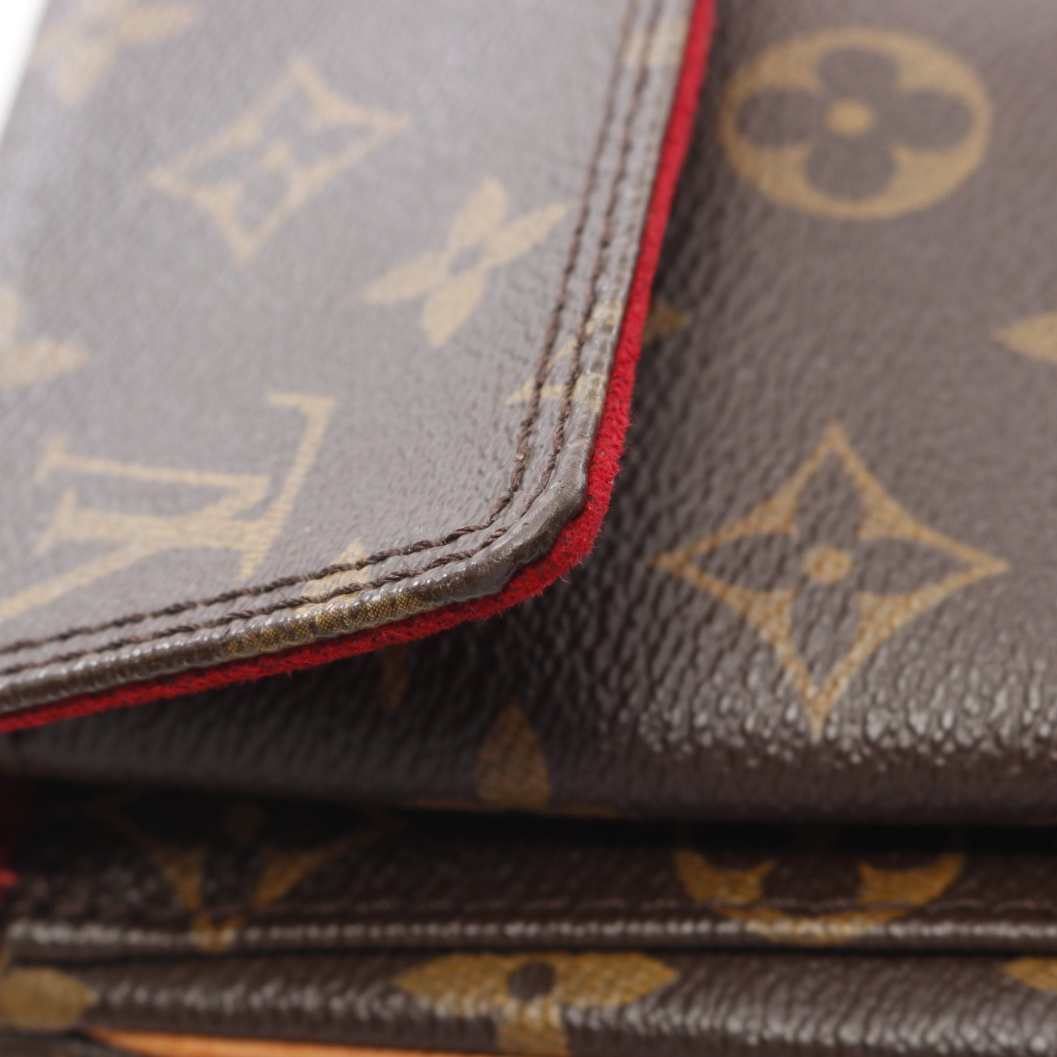 Louis Vuitton Louis Vuitton Vivacite Mm Monogram Shoulder Bag Leather Brown Size ONE SIZE - 8 Thumbnail