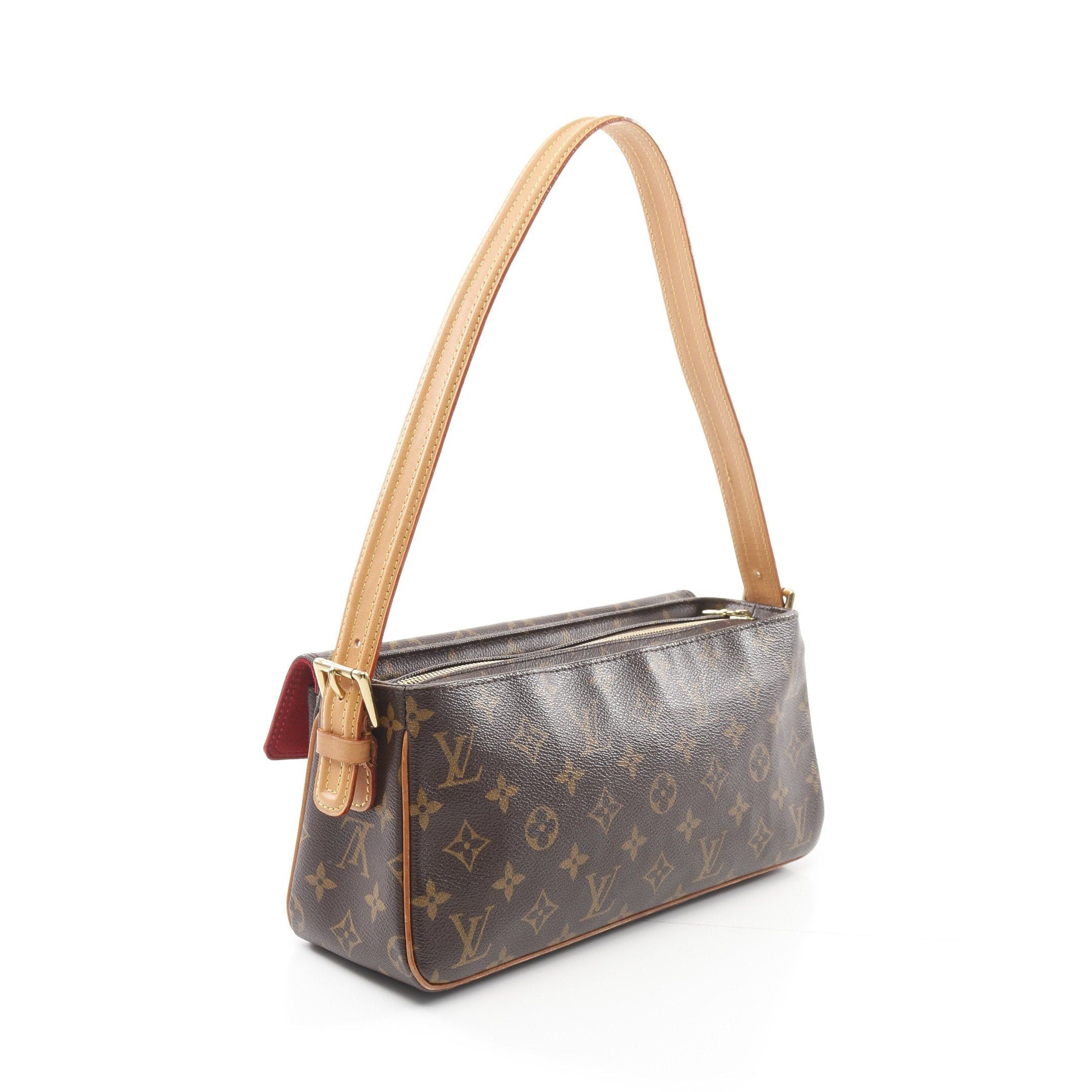 Louis Vuitton Louis Vuitton Vivacite Mm Monogram Shoulder Bag Leather Brown Size ONE SIZE - 2 Thumbnail