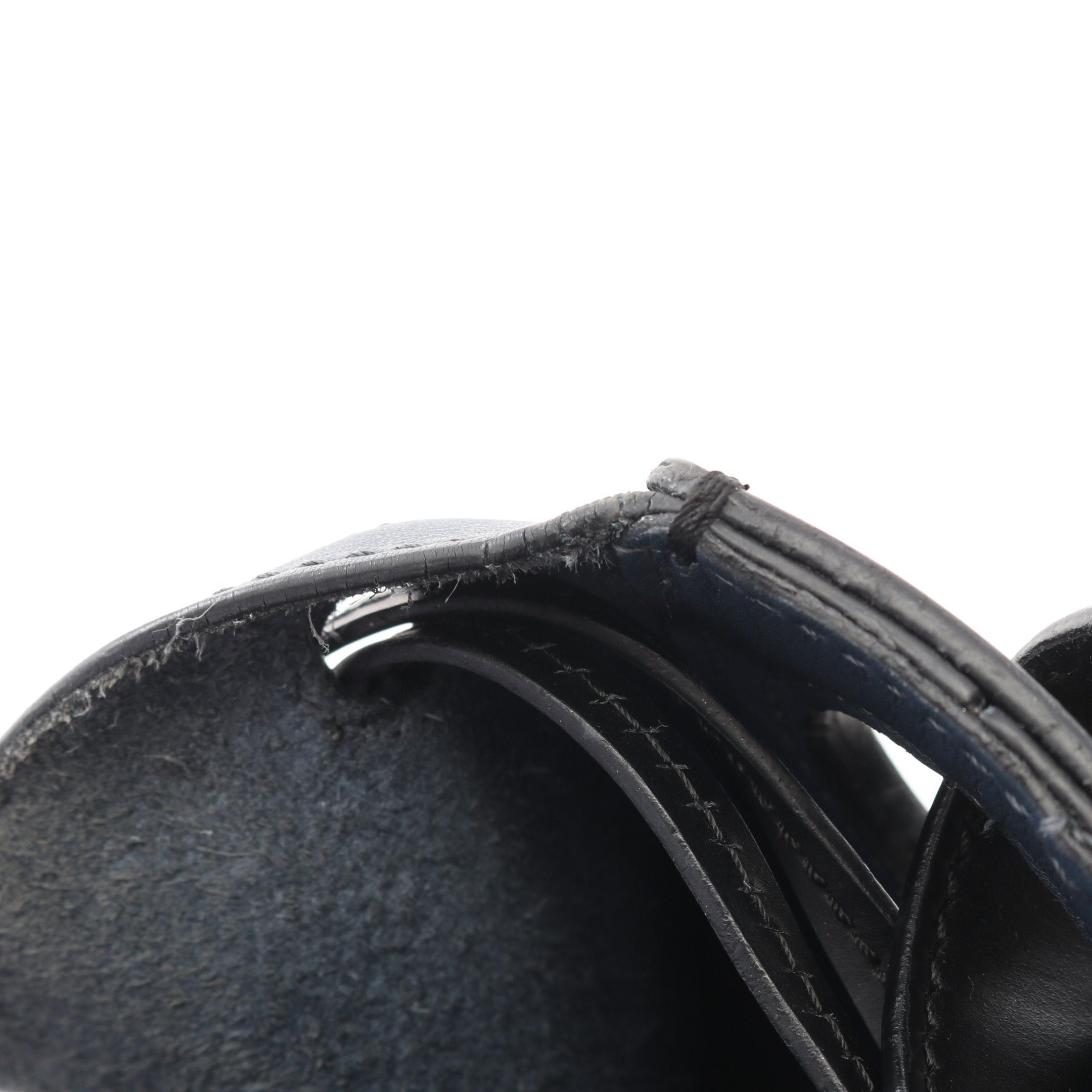 Loewe Loewe Balloon Bag Medium Shoulder Leather Navy Black Size ONE SIZE - 9 Thumbnail