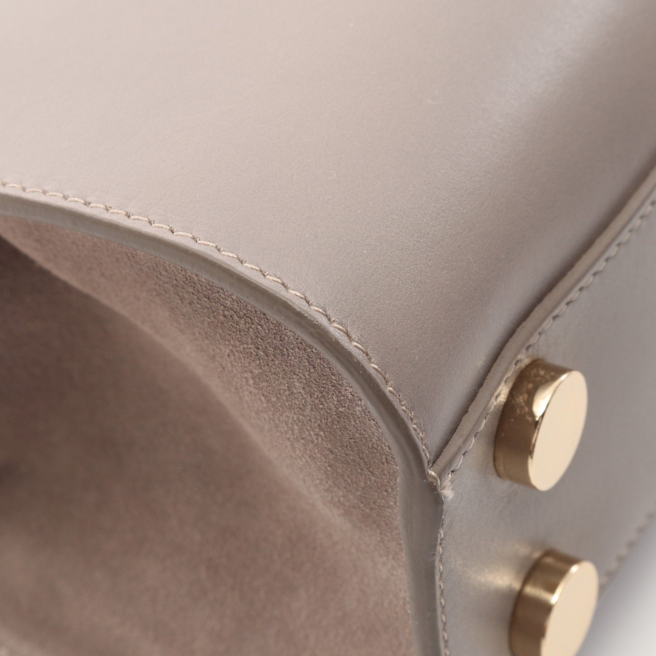 Jimmy Choo Jimmy Choo Riley S Small Handbag Leather Suede Gray Beige Size ONE SIZE - 5 Thumbnail