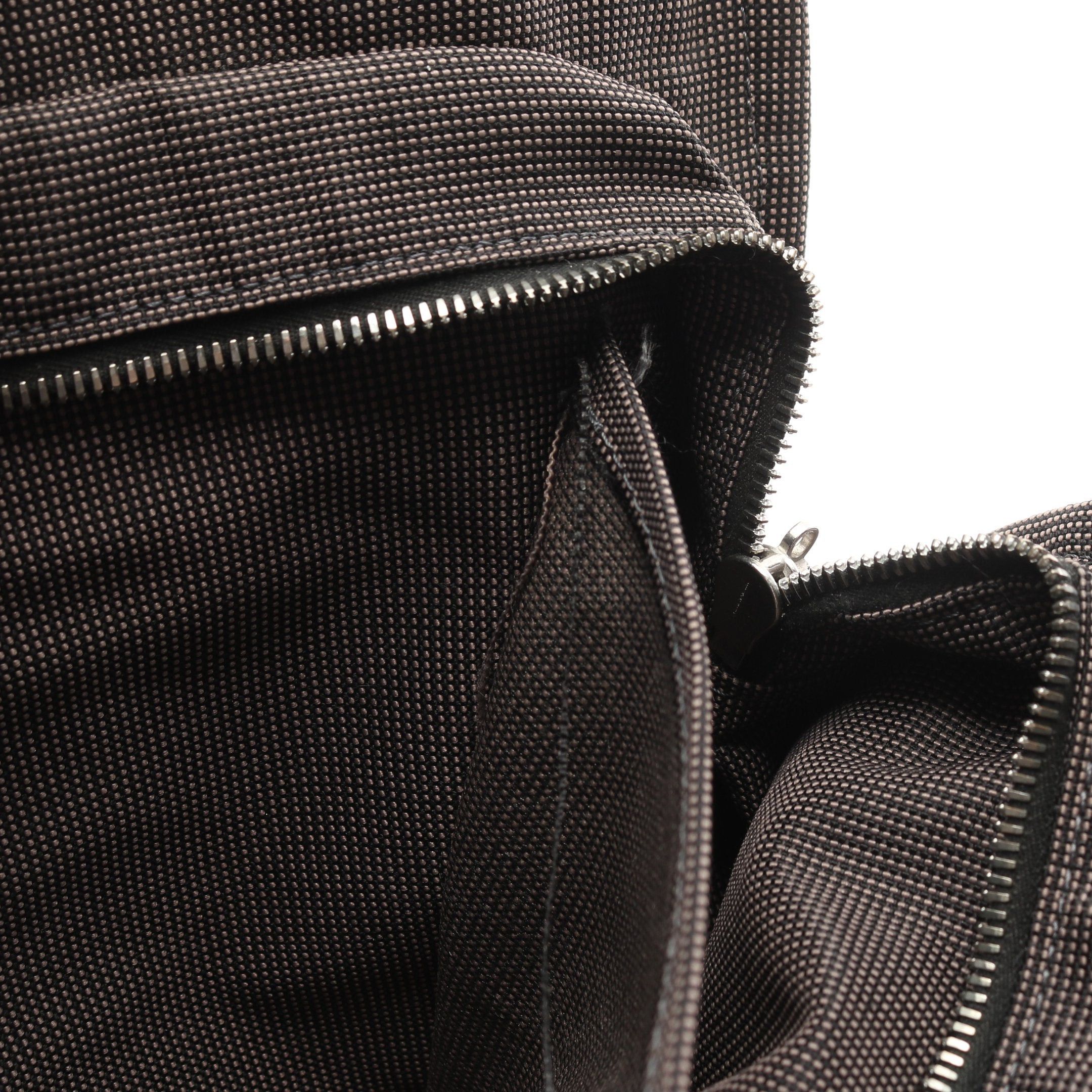 Hermes Hermes Yale Line Mm Handbag Tote Bag Nylon Canvas Dark Gray Silver Hardware Size ONE SIZE - 6 Thumbnail