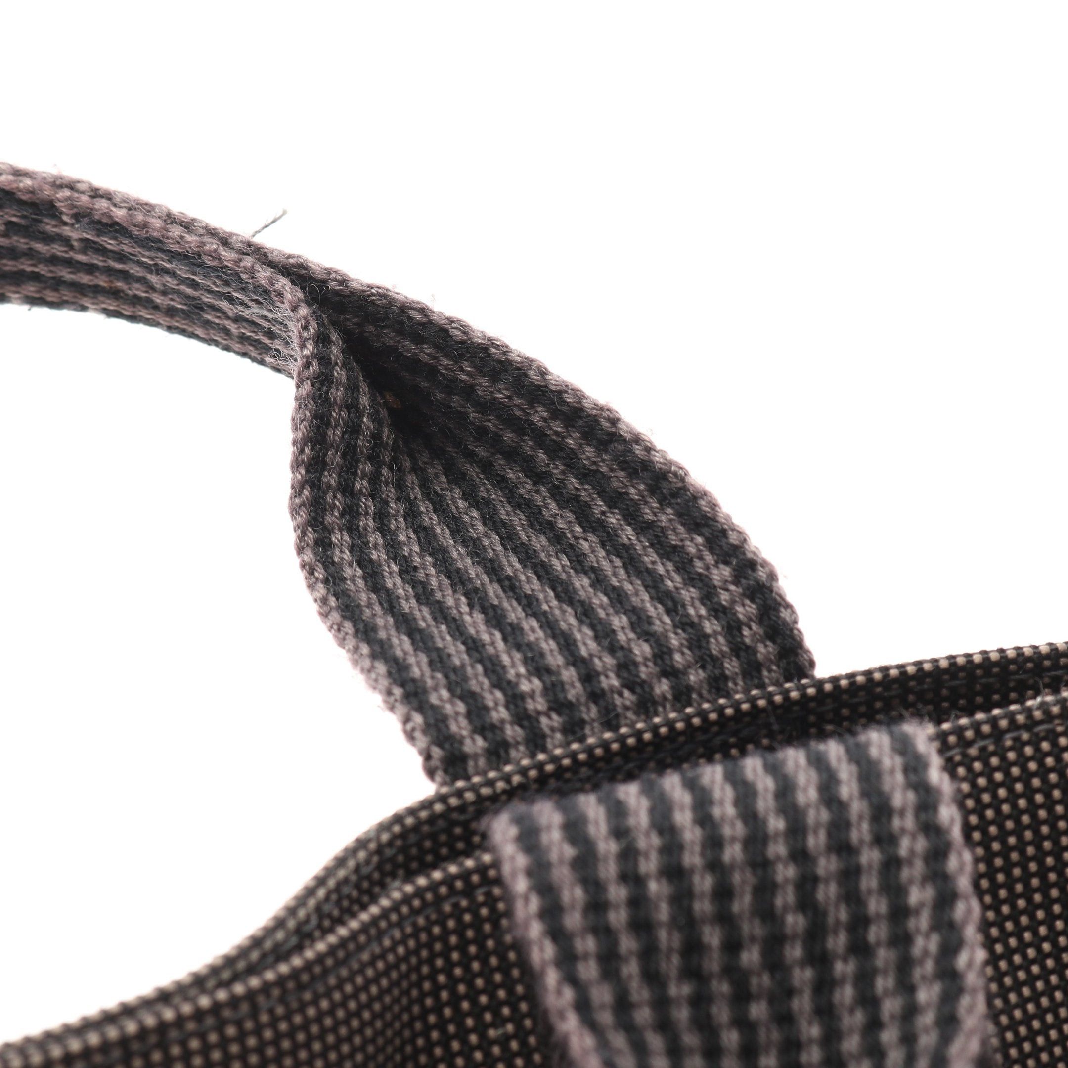 Hermes Hermes Yale Line Mm Handbag Tote Bag Nylon Canvas Dark Gray Silver Hardware Size ONE SIZE - 10 Thumbnail