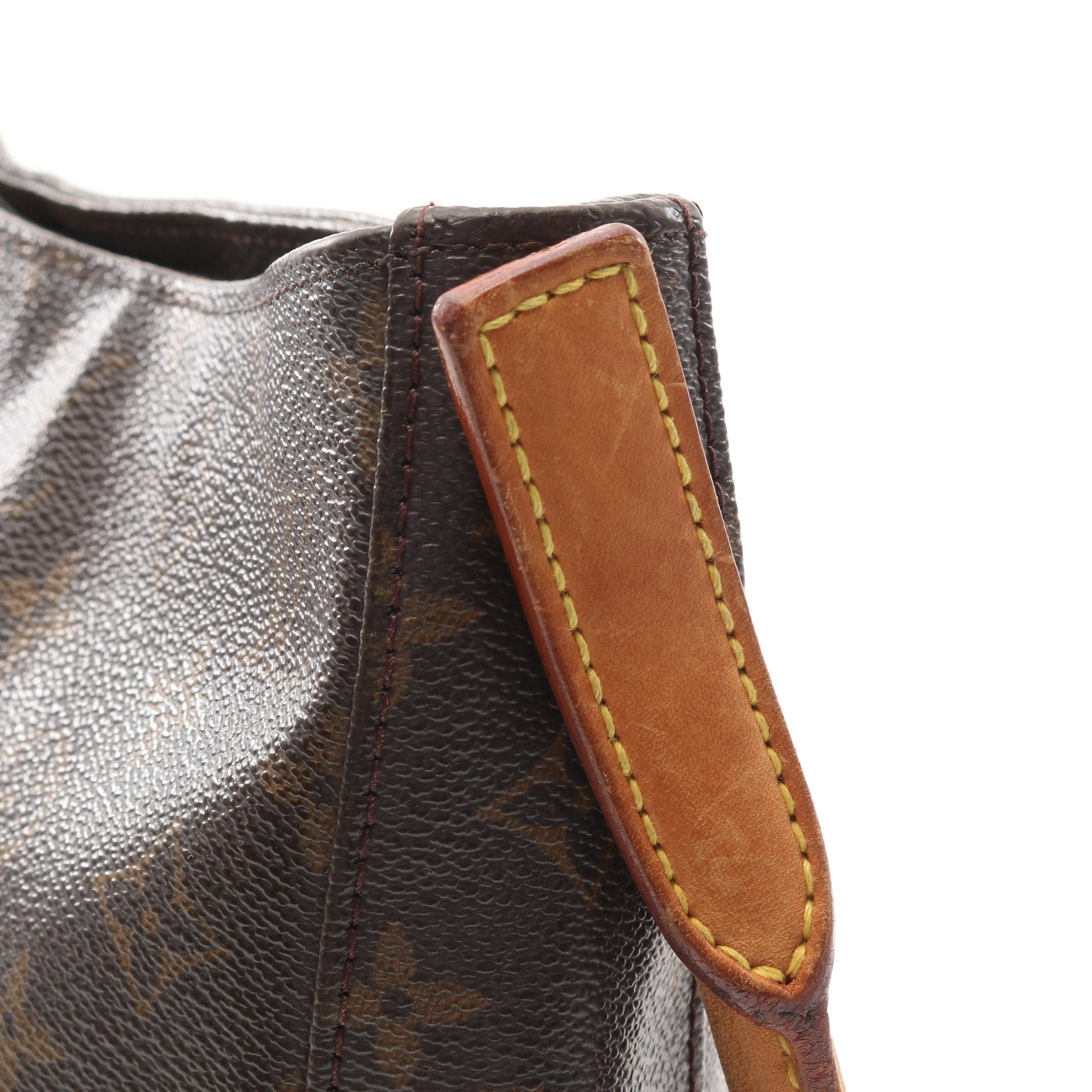 Louis Vuitton Louis Vuitton Looping Gm Monogram Shoulder Bag Leather Brown Size ONE SIZE - 9 Thumbnail