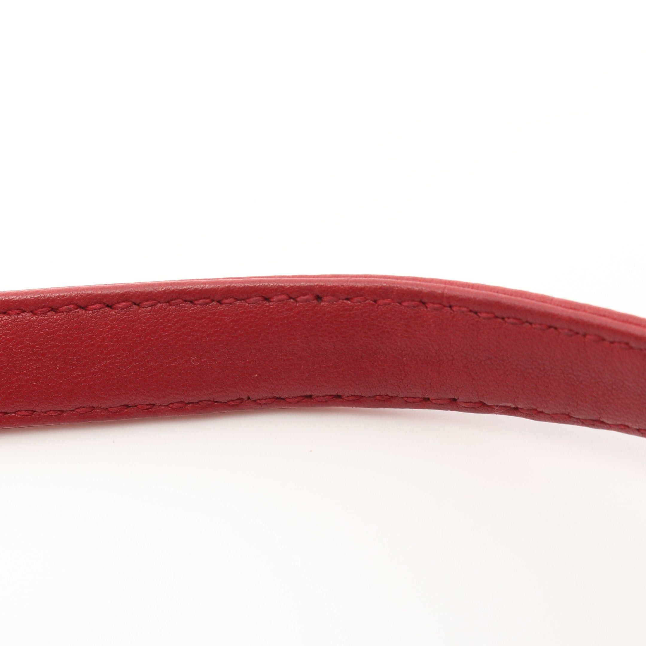 Bottega Veneta Bottega Veneta Intrecciato One Shoulder Bag Leather Red Size ONE SIZE - 6 Thumbnail