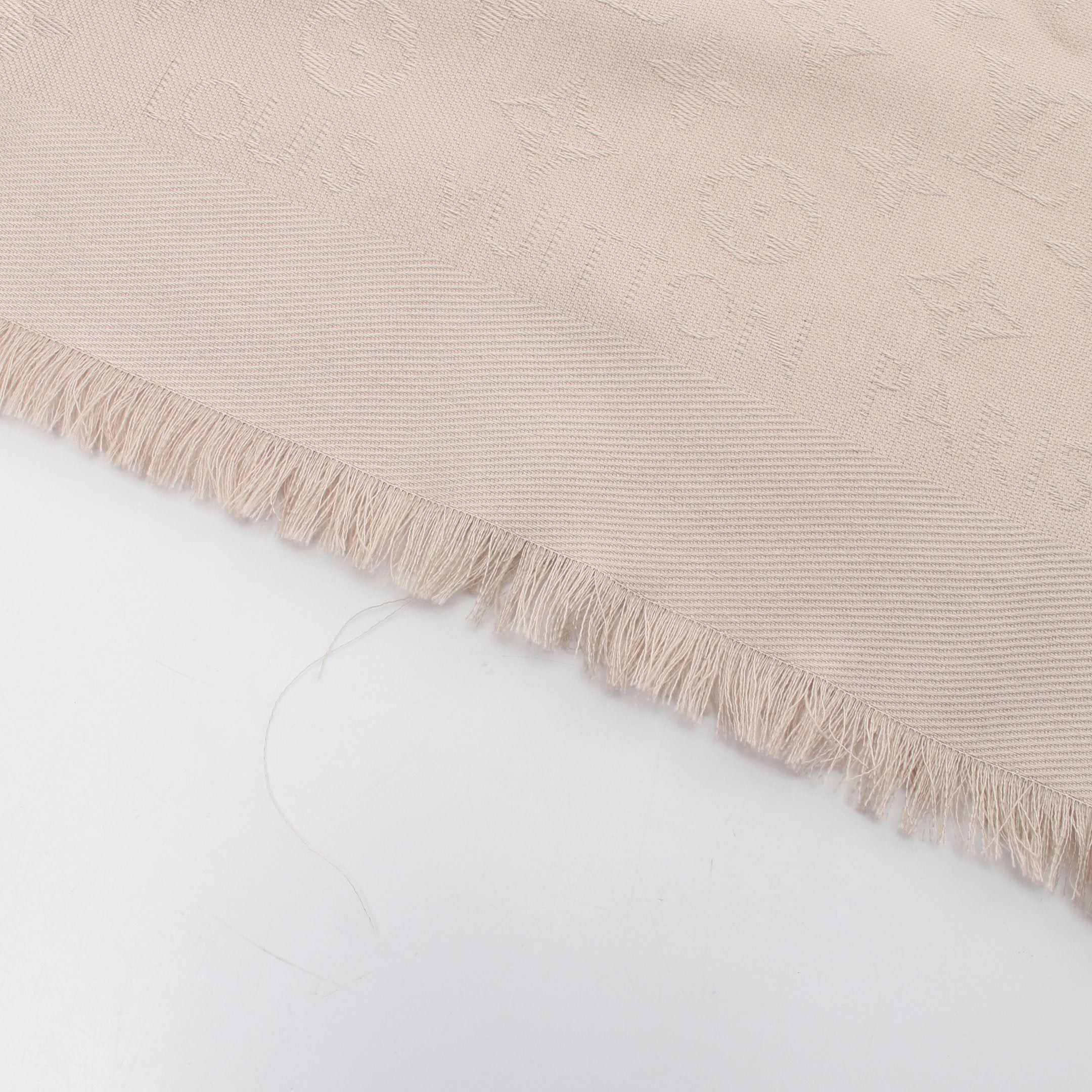 Louis Vuitton Louis Vuitton Shawl Monogram Greige Stall Wool Silk Gray Beige Size ONE SIZE - 4 Thumbnail