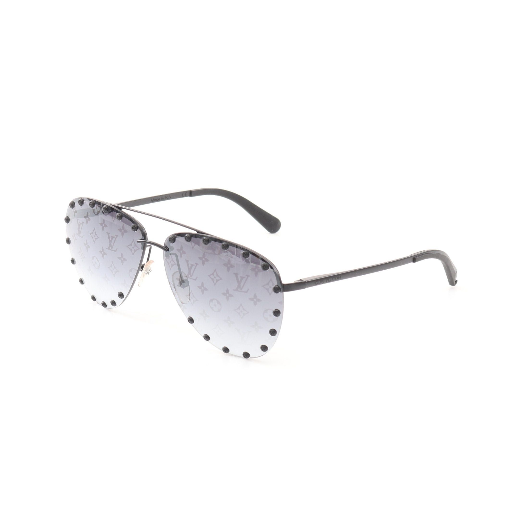 Louis Vuitton Louis Vuitton The Party Monogram Sunglasses Black Gradient Lens Size ONE SIZE - 2 Thumbnail