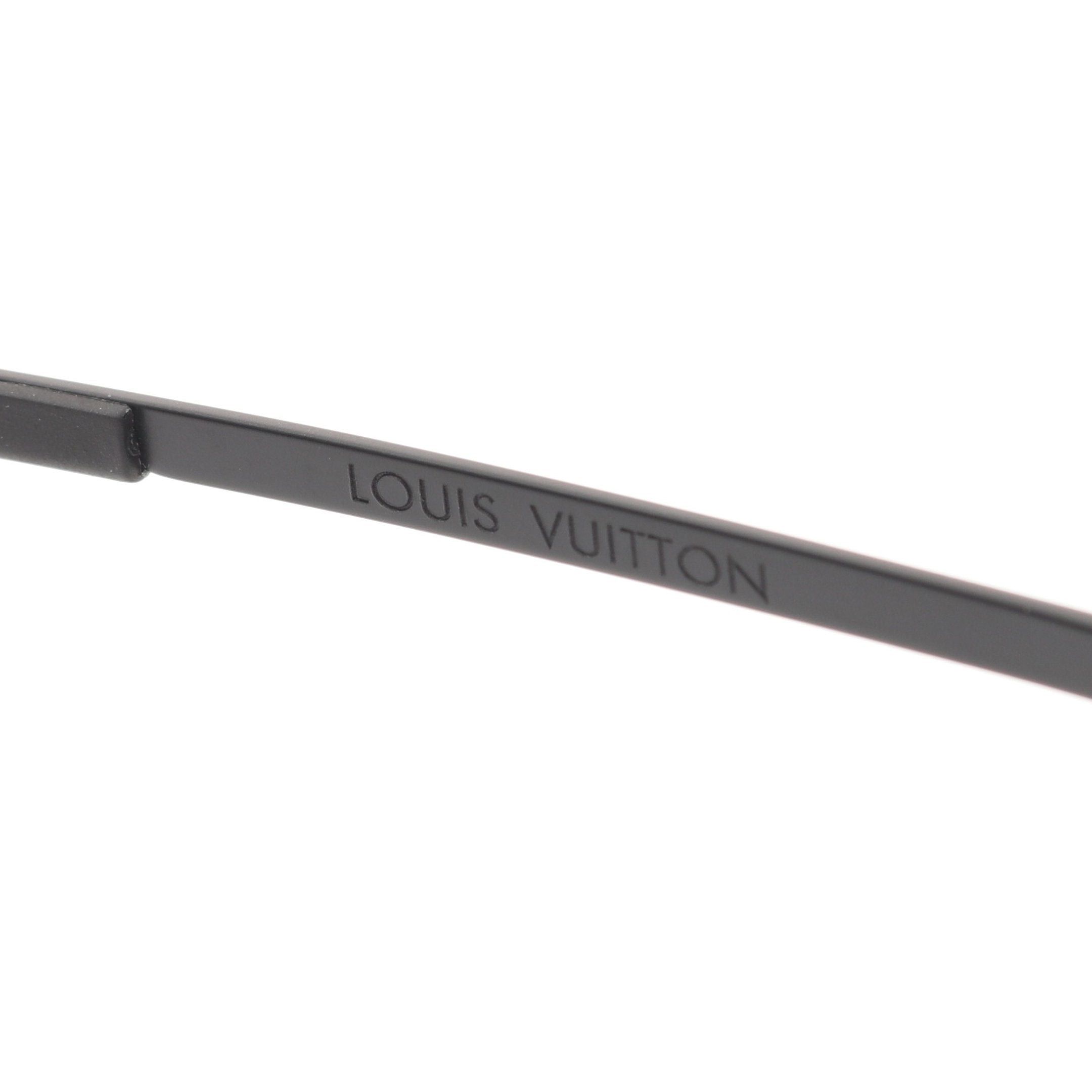 Louis Vuitton Louis Vuitton The Party Monogram Sunglasses Black Gradient Lens Size ONE SIZE - 4 Thumbnail