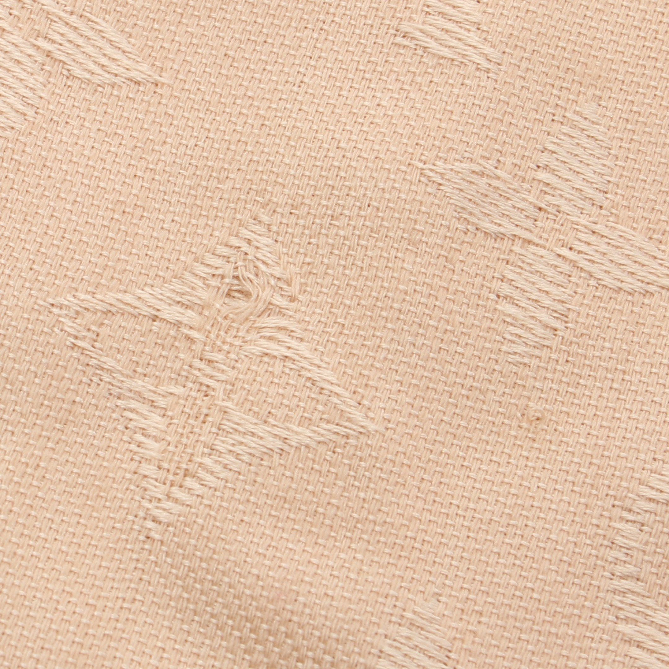 Louis Vuitton Louis Vuitton Shawl Monogram Stall Silk Wool Beige Size ONE SIZE - 4 Thumbnail