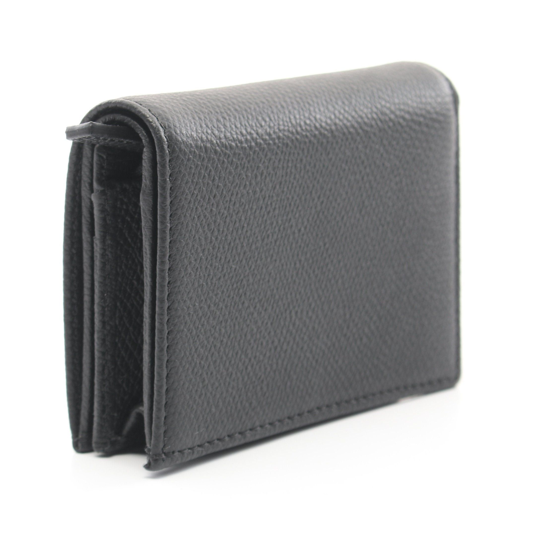 Valentino Valentino V Logo Bi-Fold Wallet Leather Black Size ONE SIZE - 2 Thumbnail