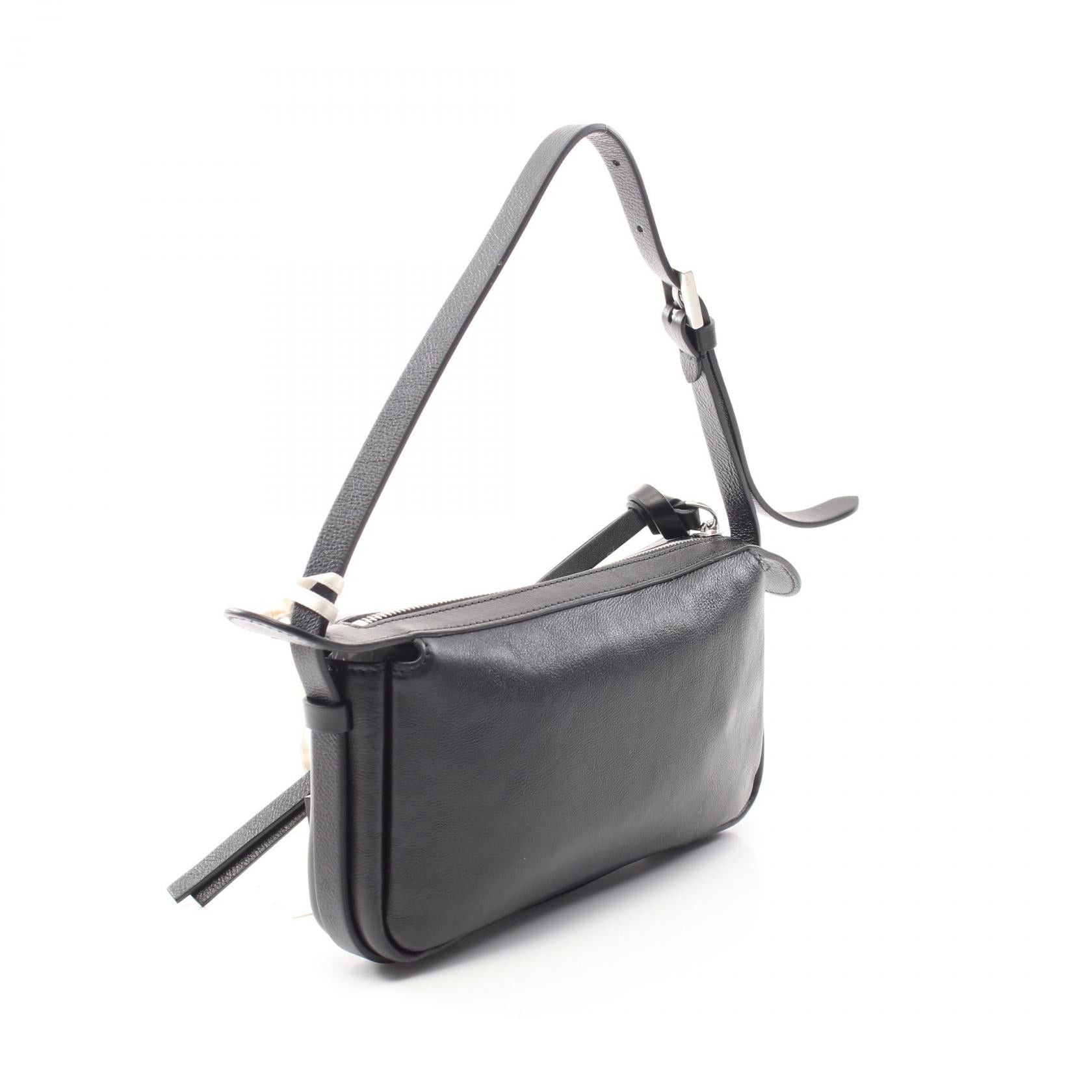 Fendi Fendi Simply Fendy Fendi Mini One Shoulder Bag Leather Black Size ONE SIZE - 2 Thumbnail