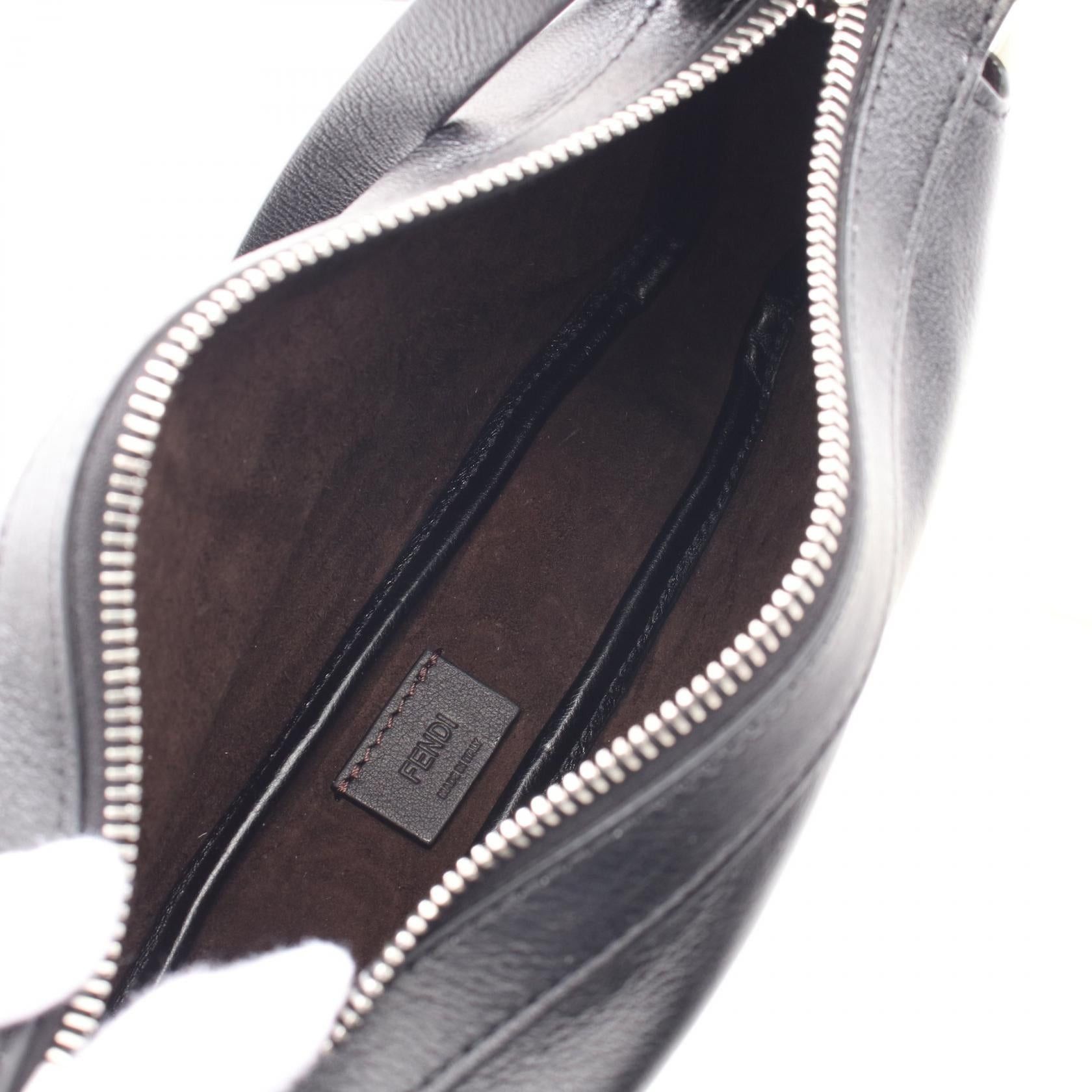 Fendi Fendi Simply Fendy Fendi Mini One Shoulder Bag Leather Black Size ONE SIZE - 3 Thumbnail