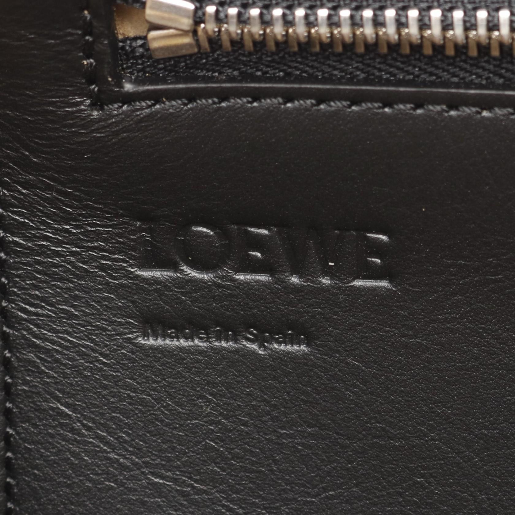 Loewe Loewe Flamenco Satchel Shoulder Bag Leather Black Size ONE SIZE - 4 Thumbnail