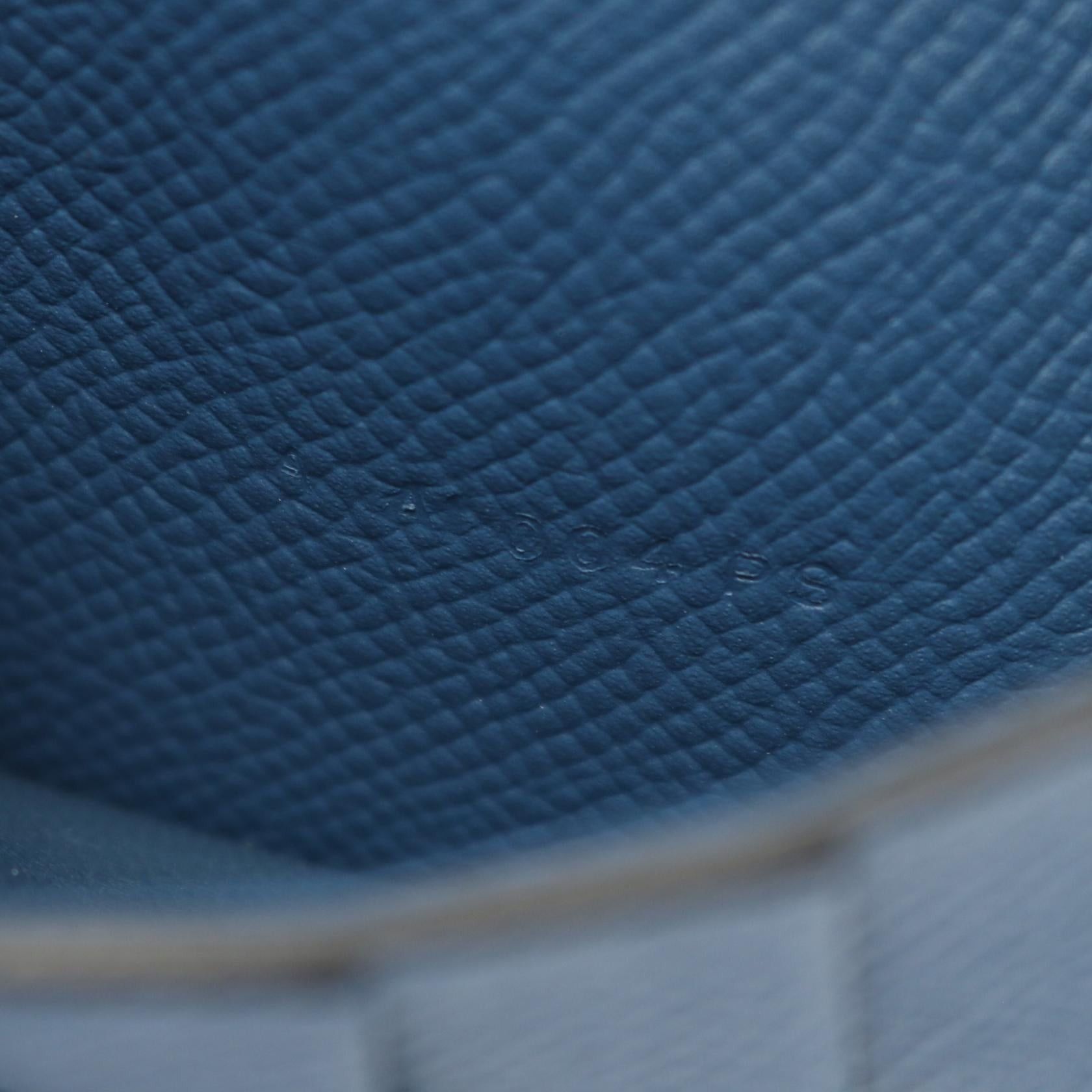 Hermes Hermes Kelly Wallet Medium Blue De Galis Trifold Veau Epsom Gold Hardware A Stamp Size ONE SIZE - 5 Thumbnail