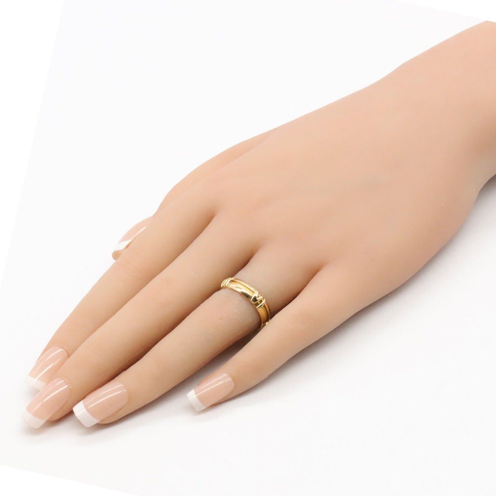 Tiffany & Co. Tiffany Co Atlas Numeric Ring K18 (Yellow Gold) Gold Size ONE SIZE - 8 Thumbnail